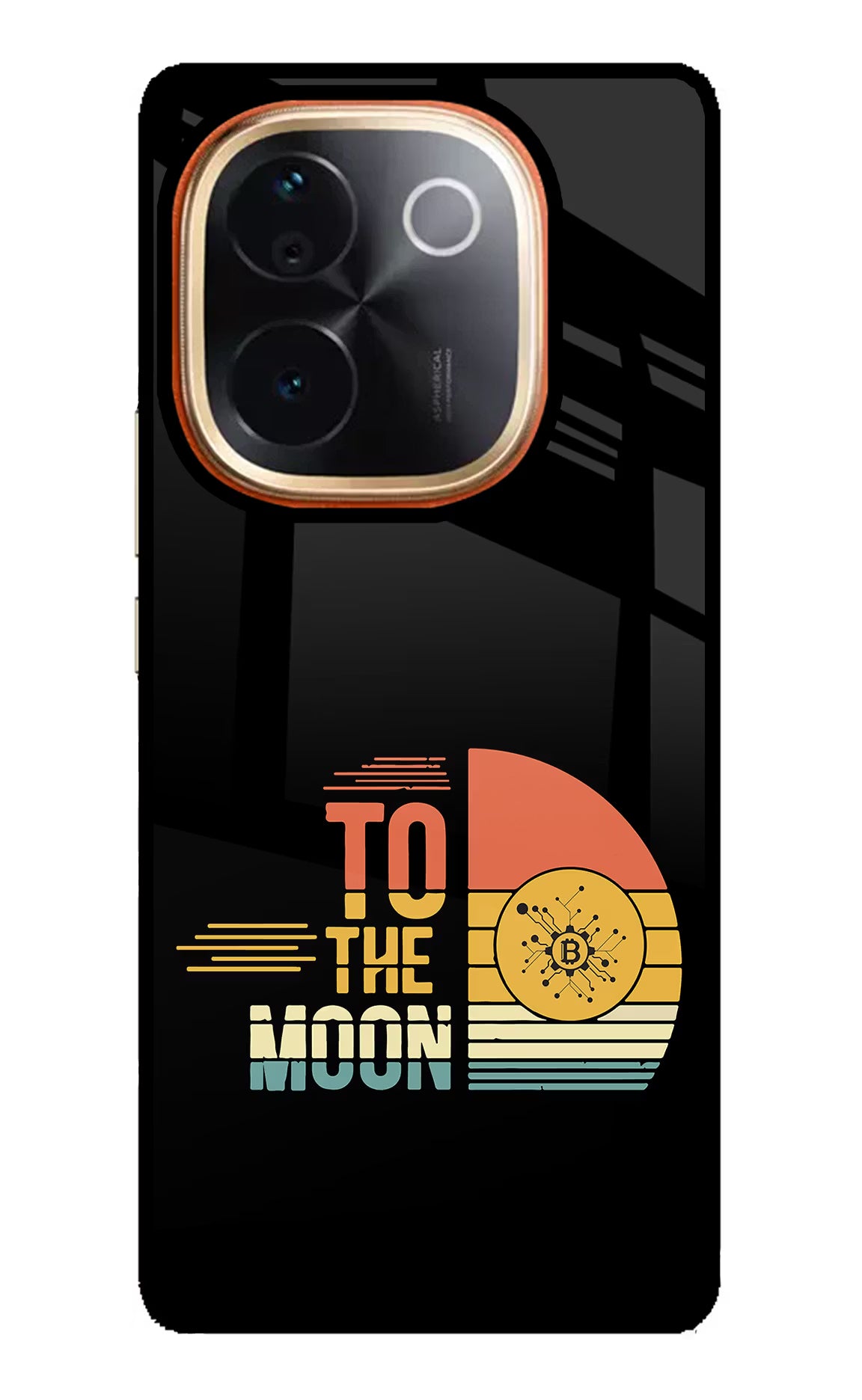 To the Moon Vivo T3 Pro 5G Glass Case - To the Moon Vivo T3 Pro 5G Glass Case To the Moon Vivo T3 Pro 5G Glass Case