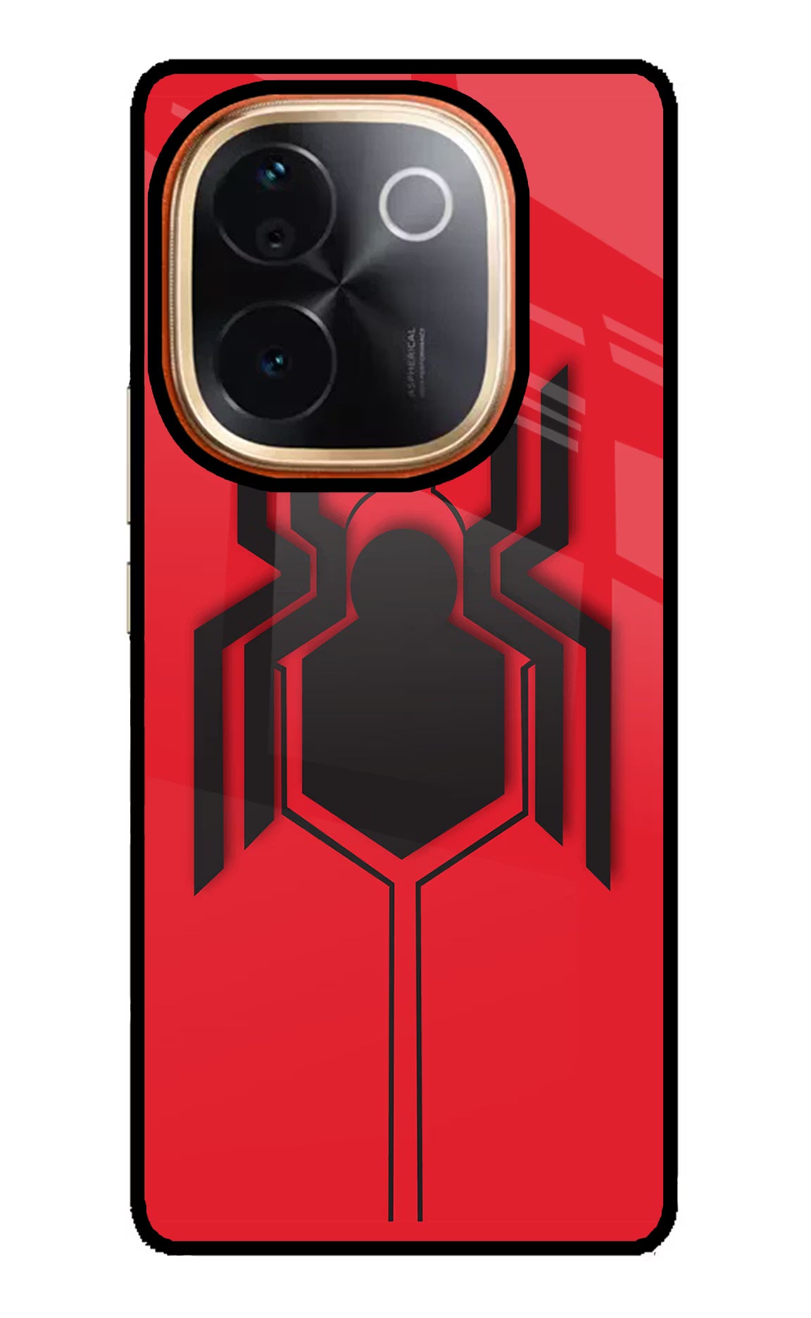 Spider Vivo T3 Pro 5G Glass Case - Spider Vivo T3 Pro 5G Glass Case Spider Vivo T3 Pro 5G Glass Case