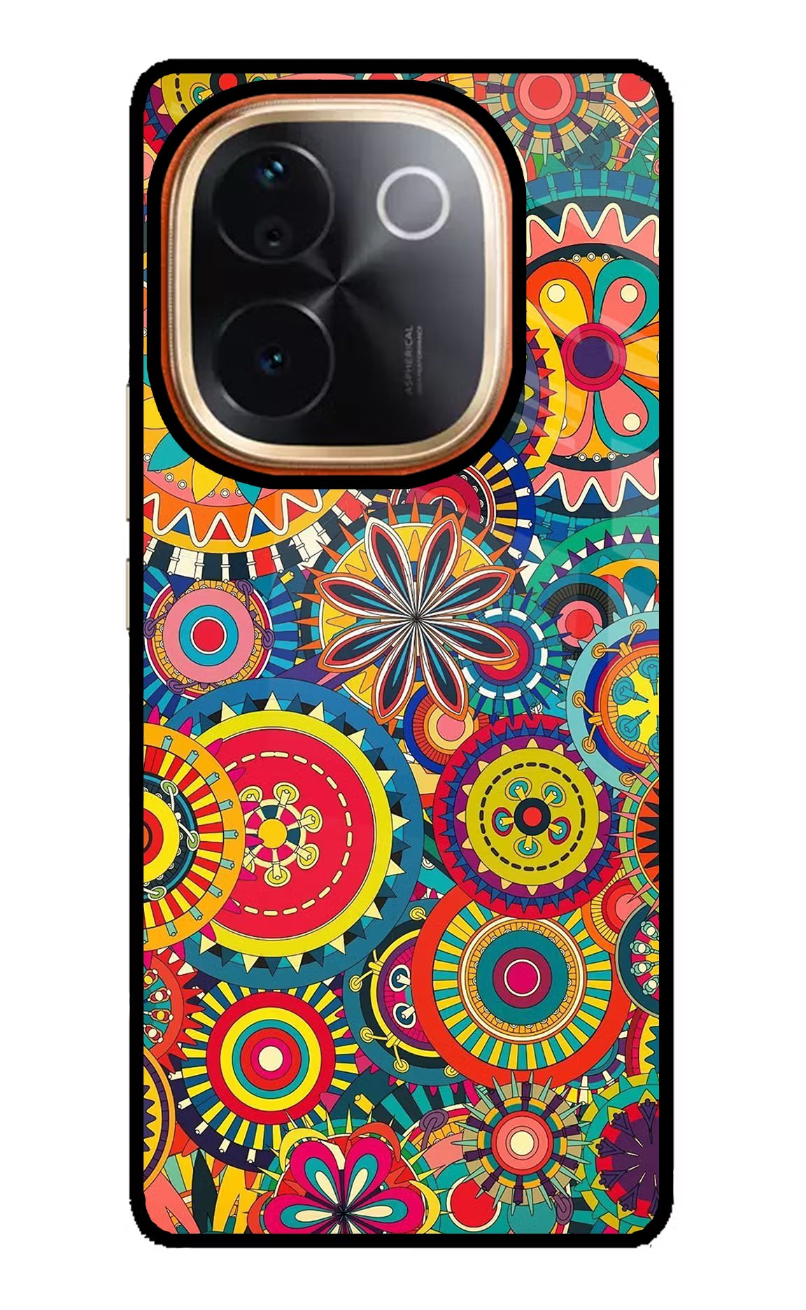 Gol Gol Art Vivo T3 Pro 5G Glass Case - Gol Gol Art Vivo T3 Pro 5G Glass Case Gol Gol Art Vivo T3 Pro 5G Glass Case