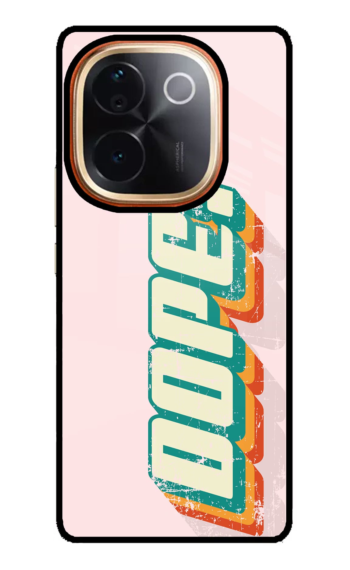 Dope Vivo T3 Pro 5G Glass Case Back Cover by Casekaro