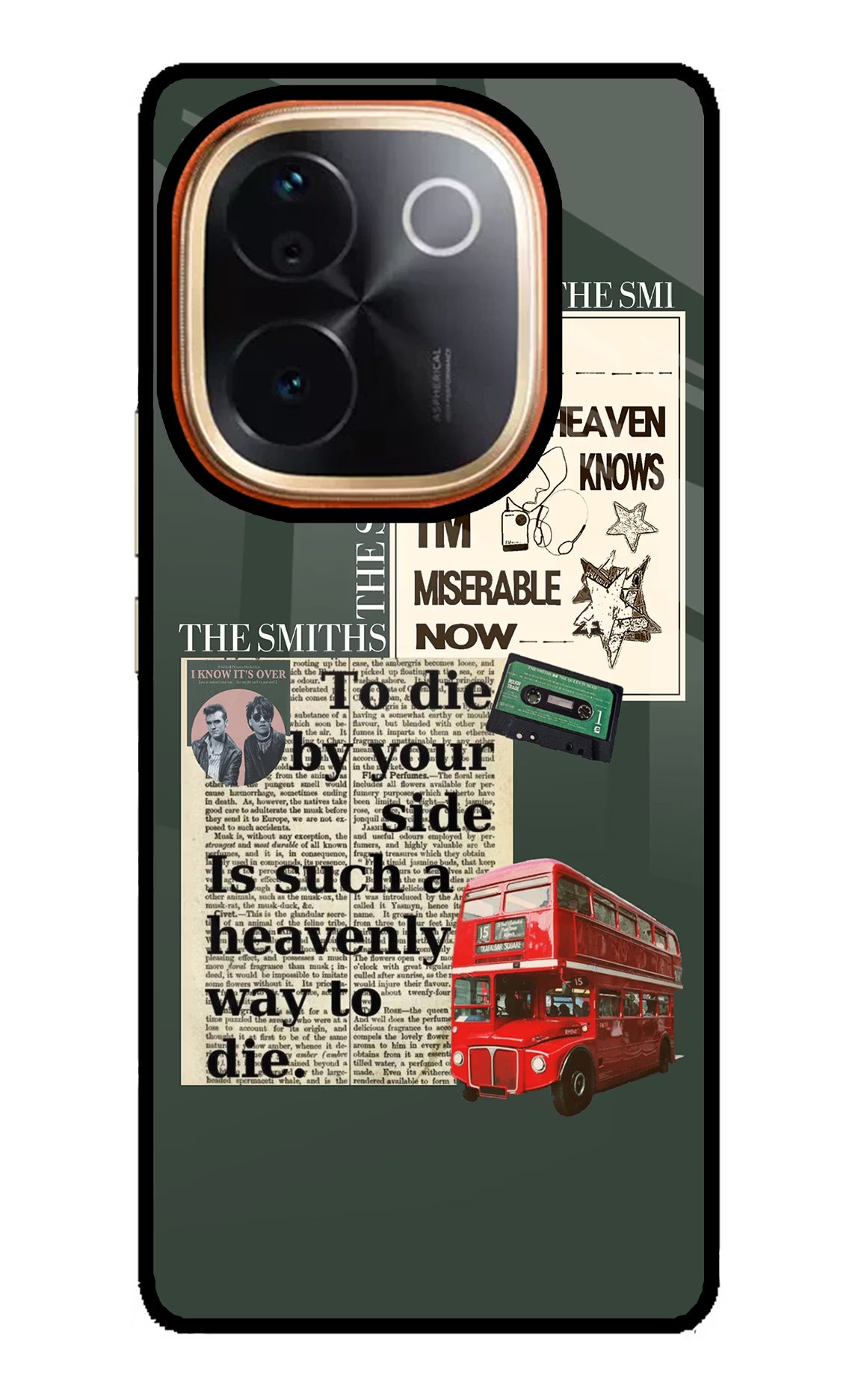 The Smiths Vivo T3 Pro 5G Glass Case - The Smiths Vivo T3 Pro 5G Glass Case The Smiths Vivo T3 Pro 5G Glass Case