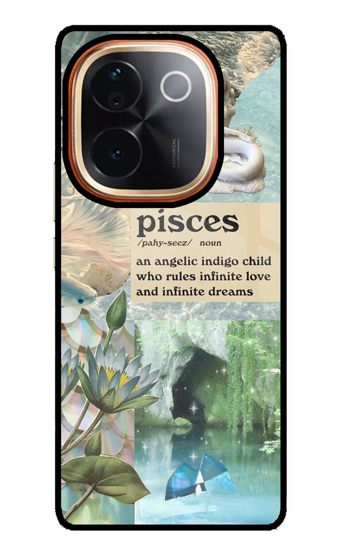 Pisces Zodiac Vivo T3 Pro 5G Glass Case - Pisces Zodiac Vivo T3 Pro 5G Glass Case Pisces Zodiac Vivo T3 Pro 5G Glass Case