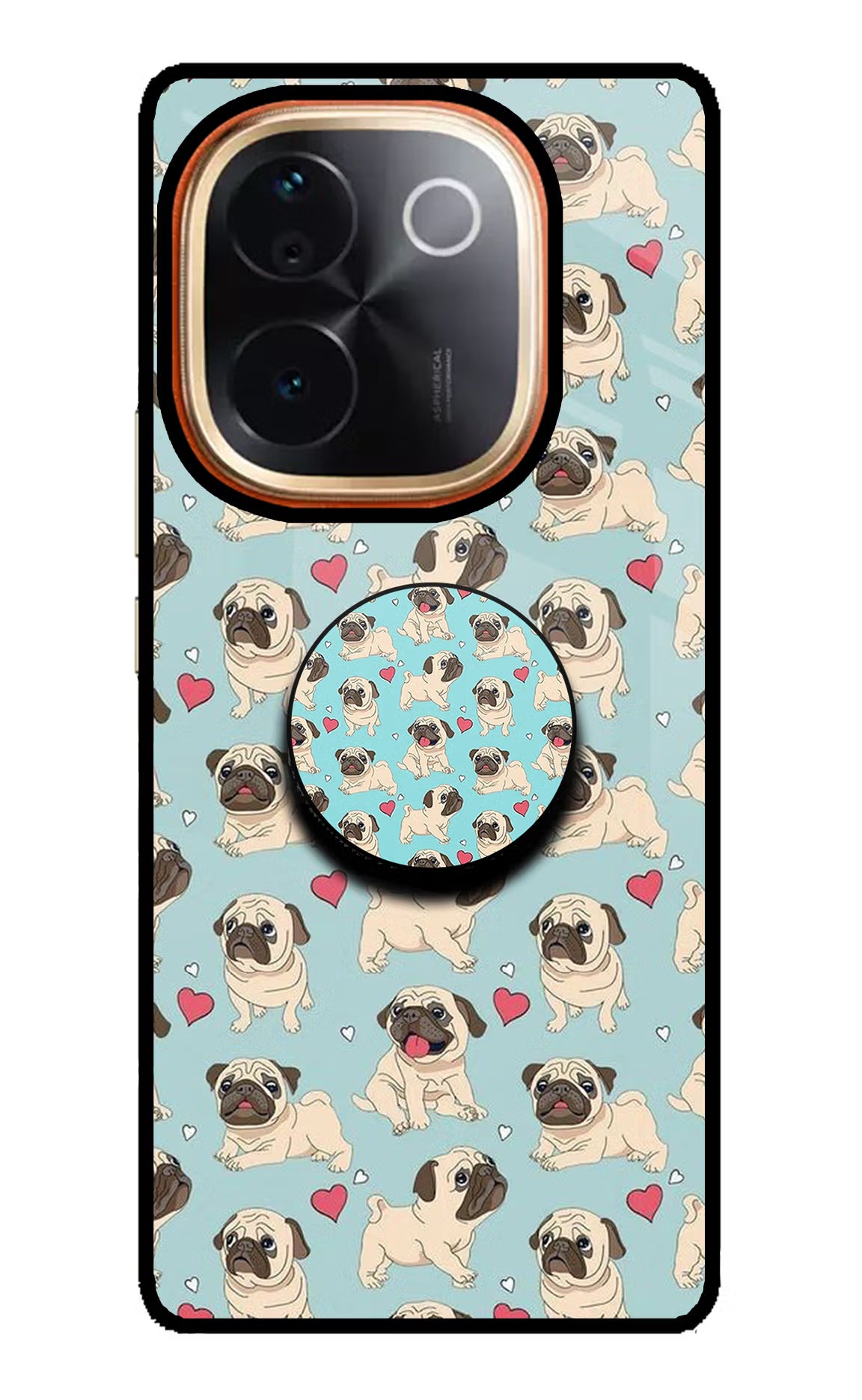 Pug Dog Vivo T3 Pro 5G Pop Case by Casekaro