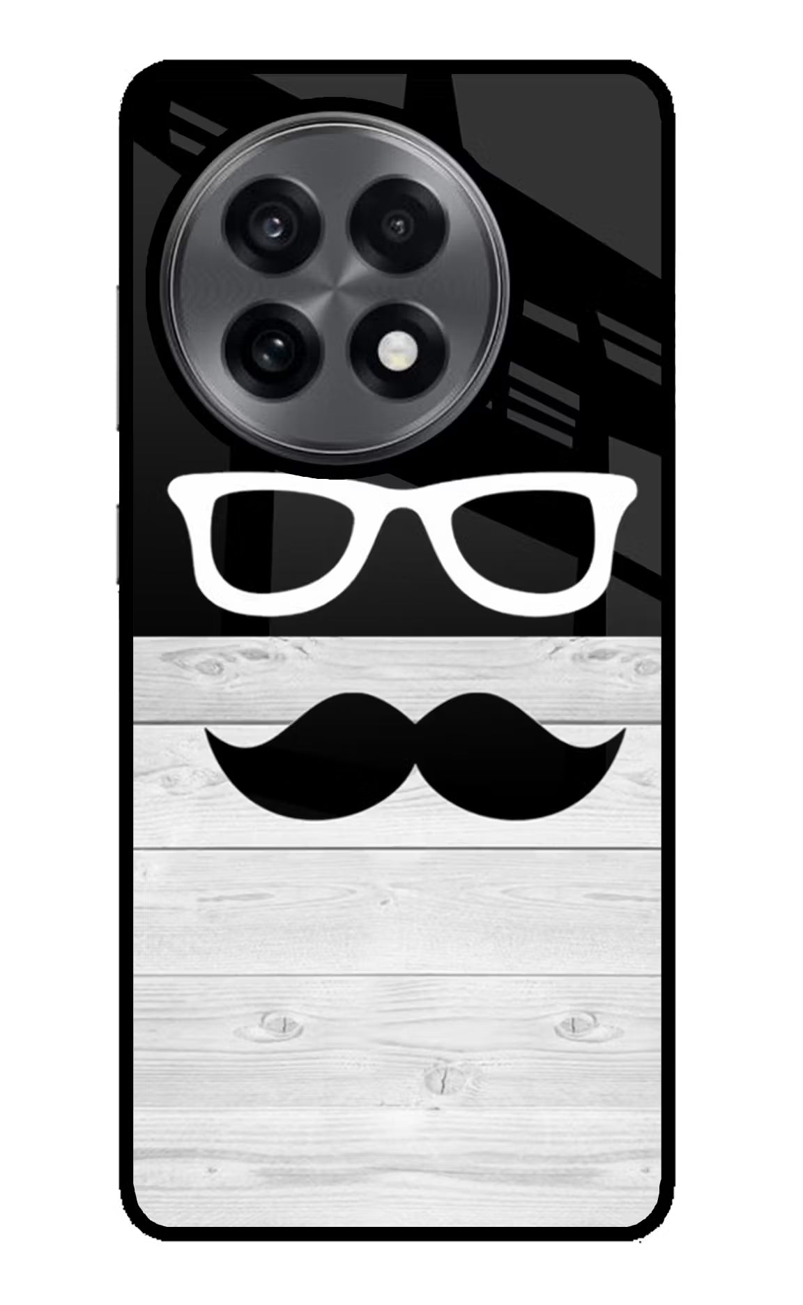 Mustache OnePlus 13R Glass Case - Mustache OnePlus 13R Glass Case Mustache OnePlus 13R Glass Case