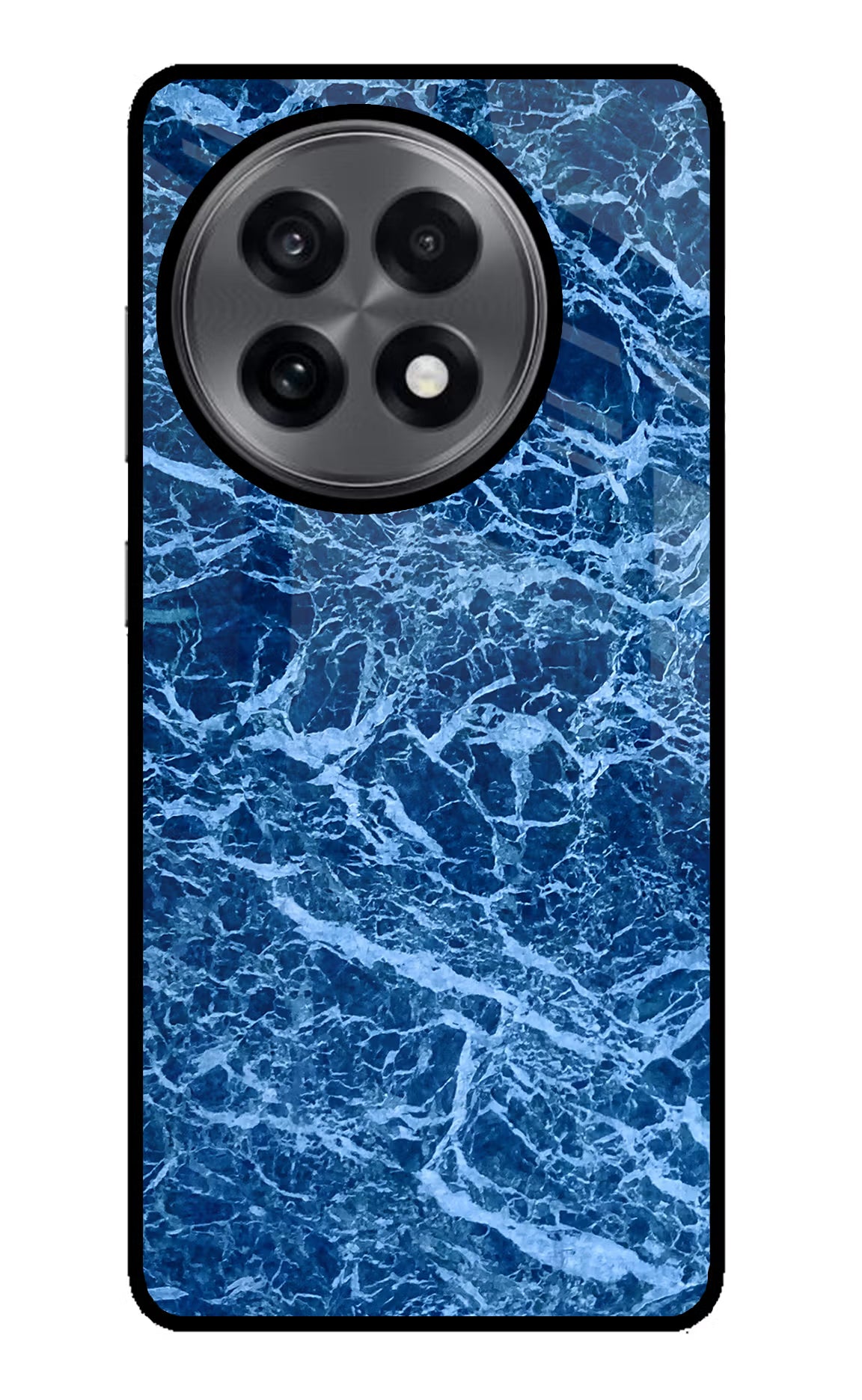 Blue Marble OnePlus 13R Glass Case Back Cover by Casekaro