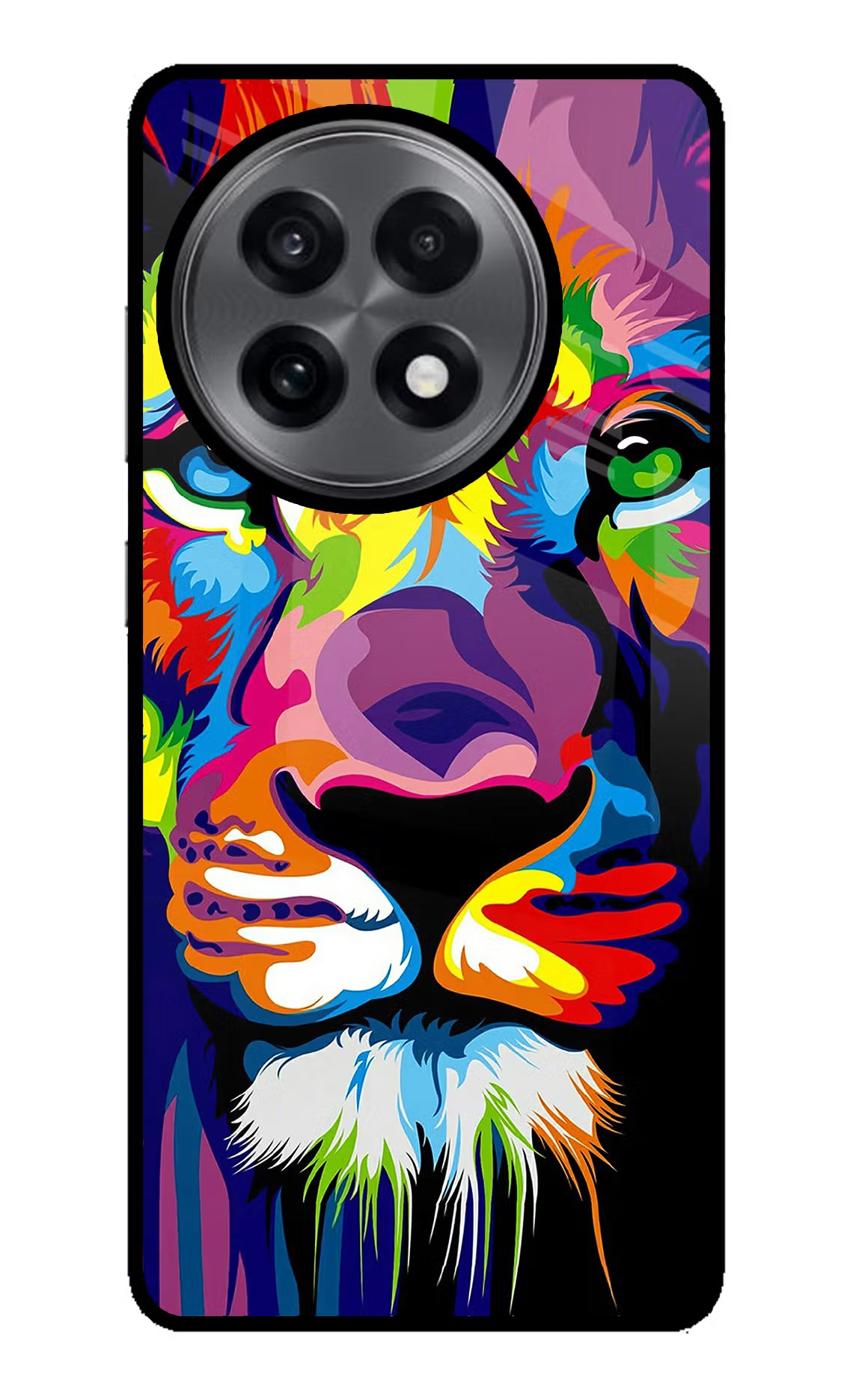 Lion OnePlus 13R Glass Case - Lion OnePlus 13R Glass Case Lion OnePlus 13R Glass Case