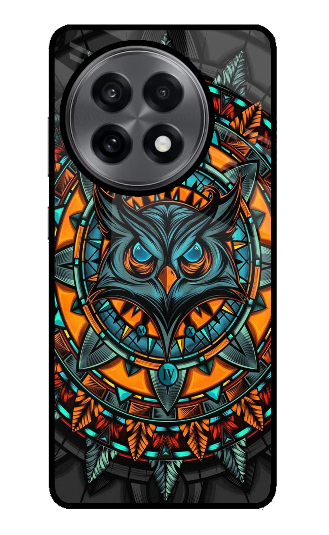 Angry Owl Art OnePlus 13R Glass Case - Angry Owl Art OnePlus 13R Glass Case Angry Owl Art OnePlus 13R Glass Case