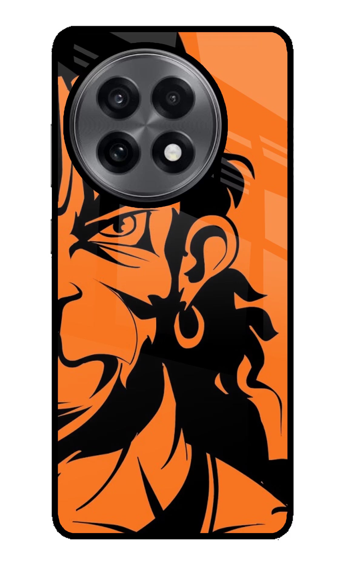 Hanuman OnePlus 13R Glass Case Back Cover by Casekaro