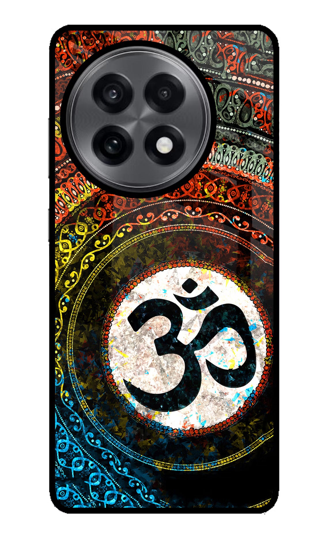 Om Cultural OnePlus 13R Glass Case - Om Cultural OnePlus 13R Glass Case Om Cultural OnePlus 13R Glass Case