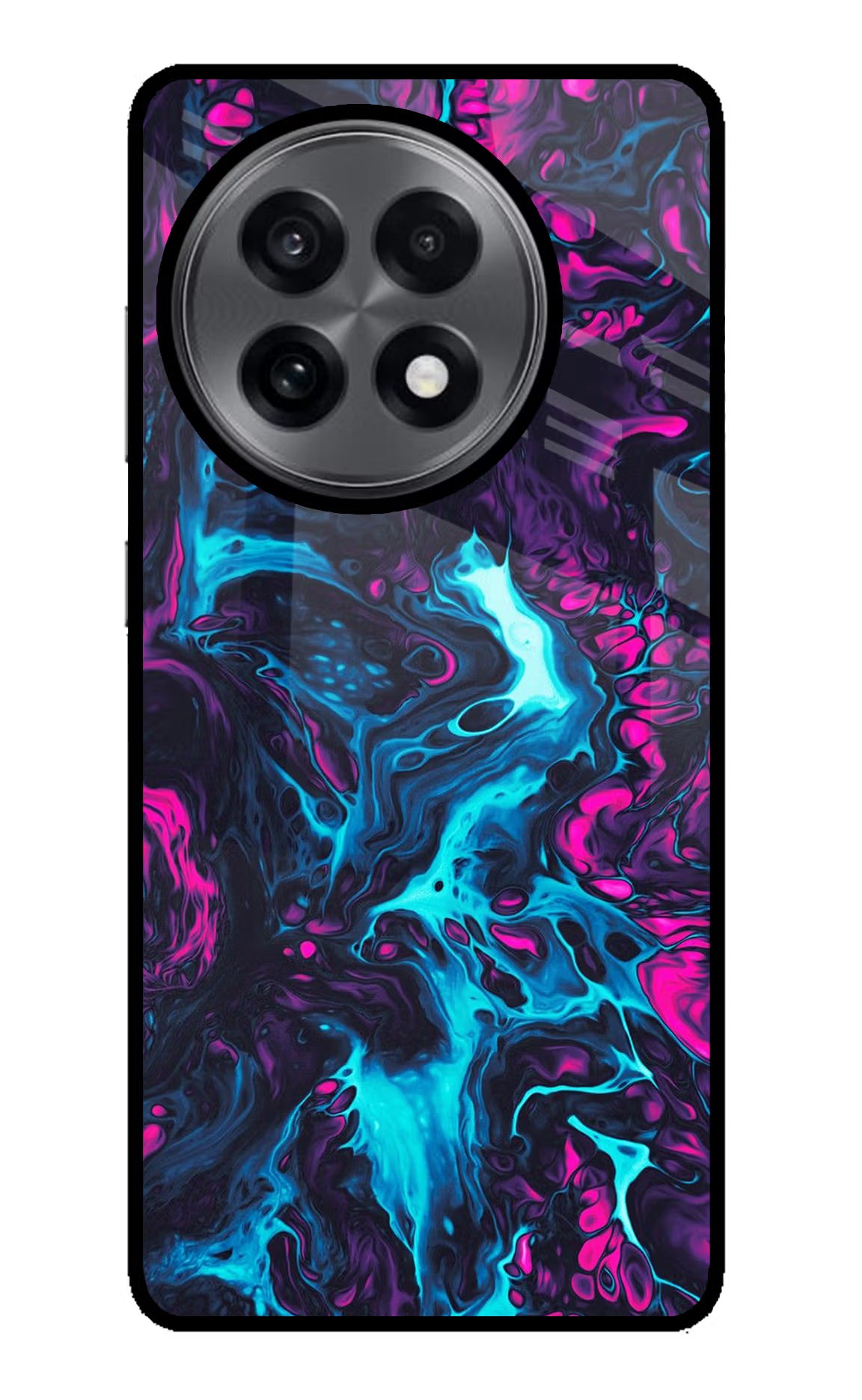 Abstract OnePlus 13R Glass Case Back Cover by Casekaro