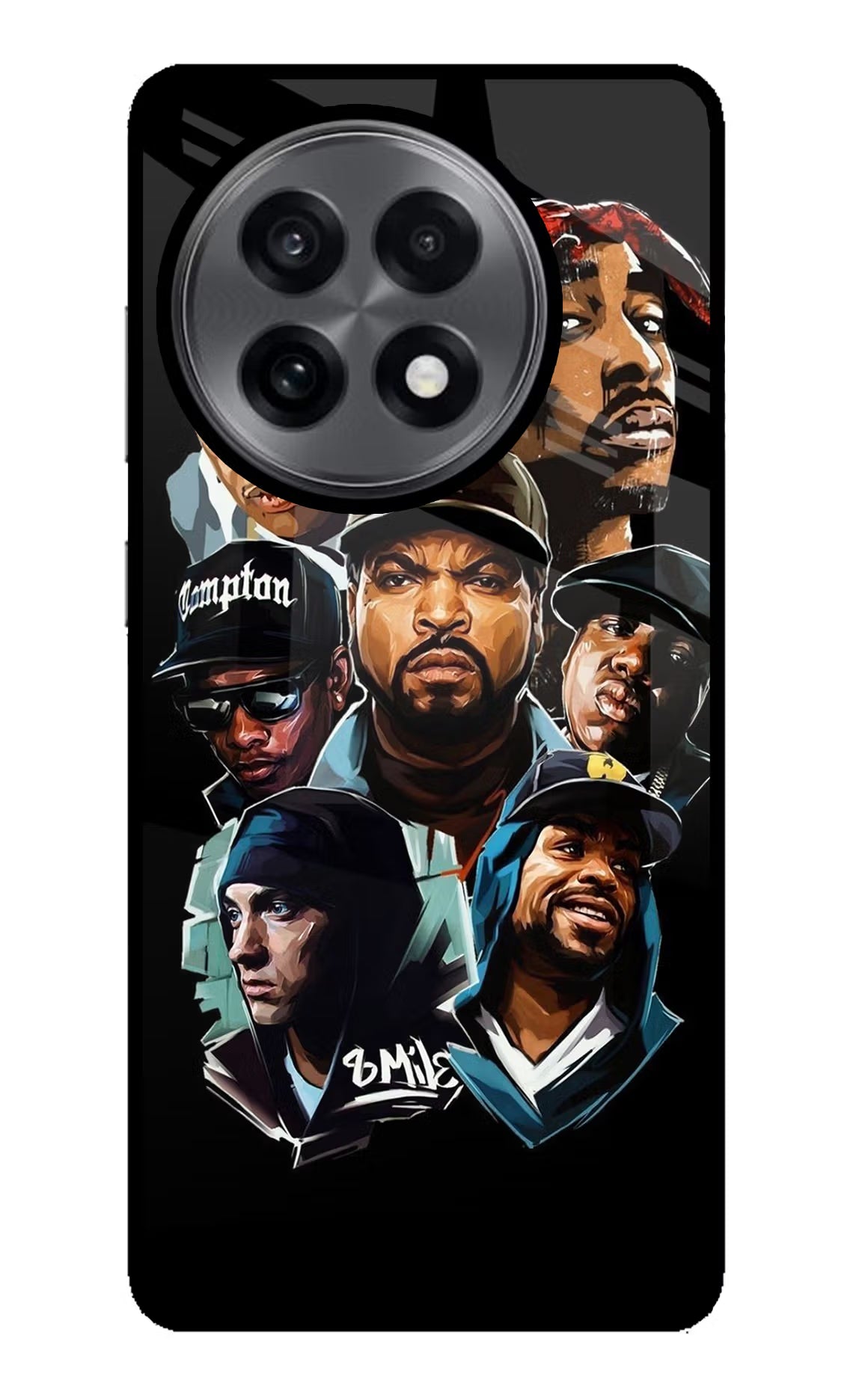 Rappers OnePlus 13R Glass Case Back Cover by Casekaro