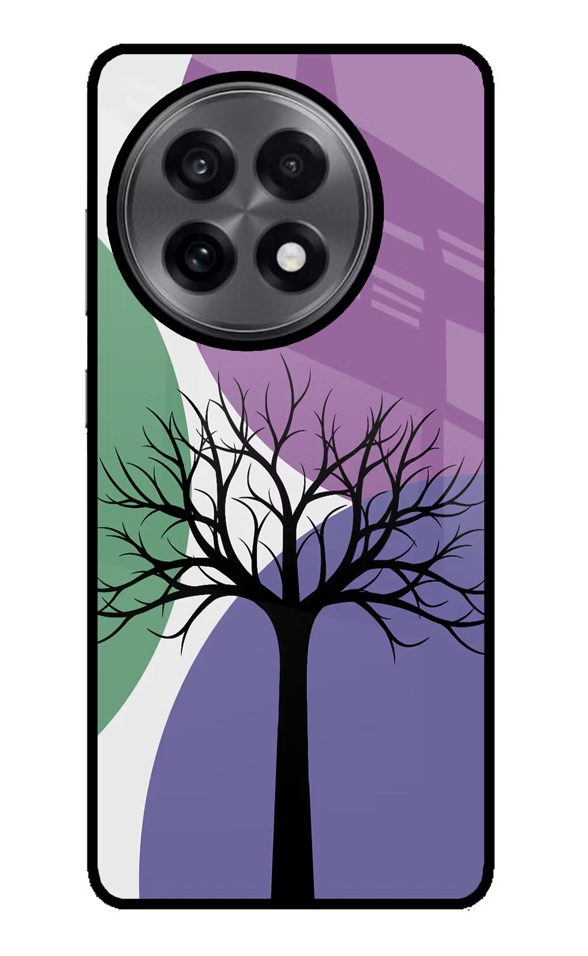 Tree Art OnePlus 13R Glass Case Back Cover by Casekaro