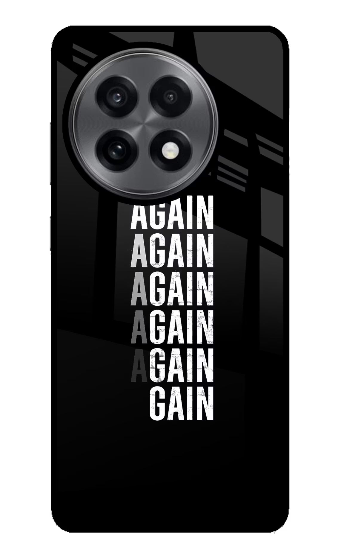 Again Again Gain OnePlus 13R Glass Case - Again Again Gain OnePlus 13R Glass Case Again Again Gain OnePlus 13R Glass Case