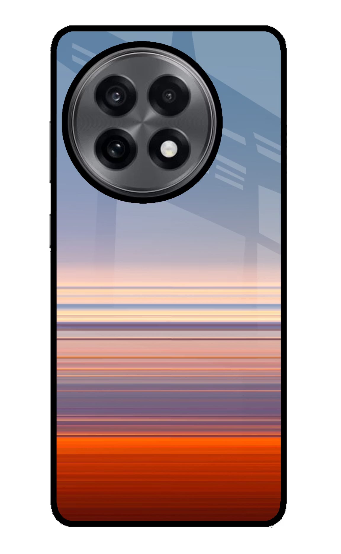 Morning Colors OnePlus 13R Glass Case Back Cover by Casekaro