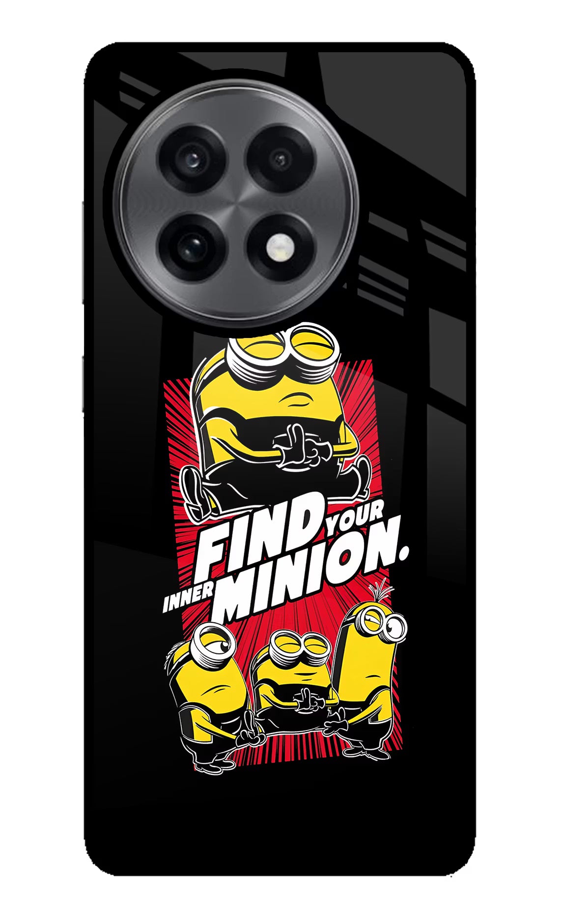 Find your inner Minion OnePlus 13R Glass Case - Find your inner Minion OnePlus 13R Glass Case Find your inner Minion OnePlus 13R Glass Case