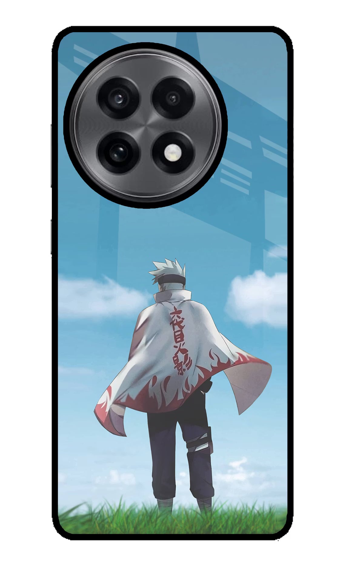 Kakashi OnePlus 13R Glass Case Back Cover by Casekaro