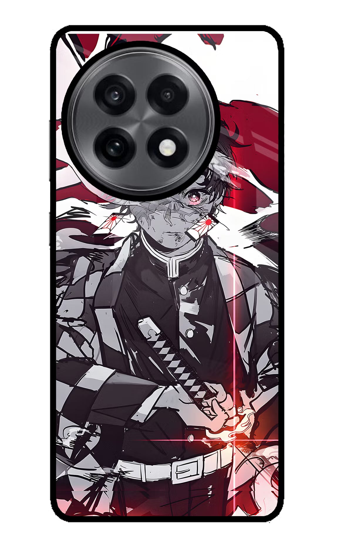 Demon Slayer OnePlus 13R Glass Case Back Cover by Casekaro