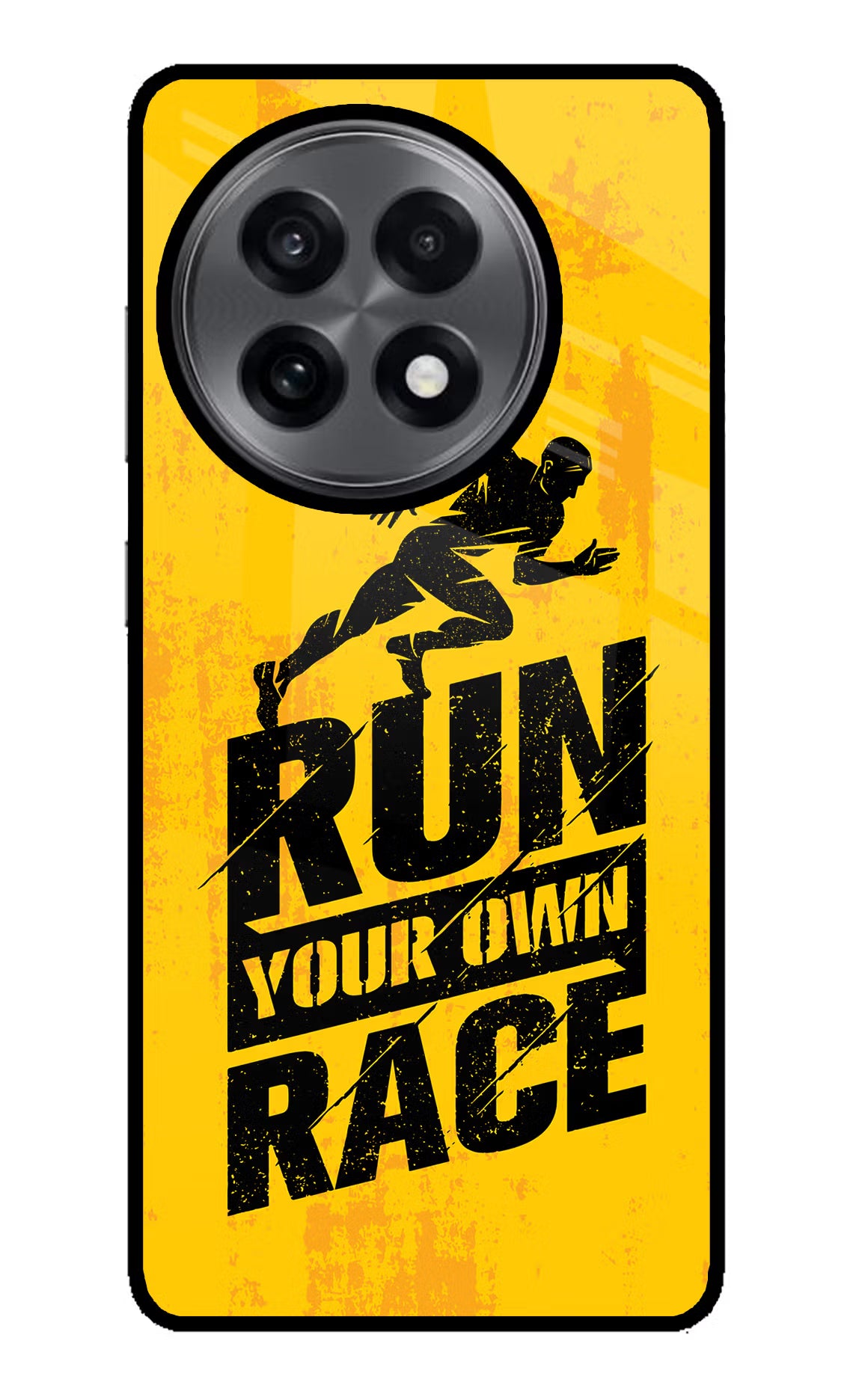 Run Your Own Race OnePlus 13R Glass Case - Run Your Own Race OnePlus 13R Glass Case Run Your Own Race OnePlus 13R Glass Case