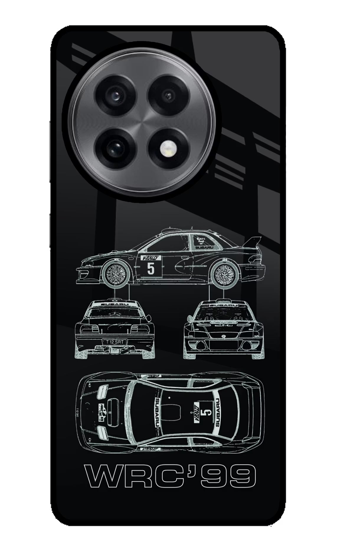 WRC'99 OnePlus 13R Glass Case - WRC'99 OnePlus 13R Glass Case WRC'99 OnePlus 13R Glass Case
