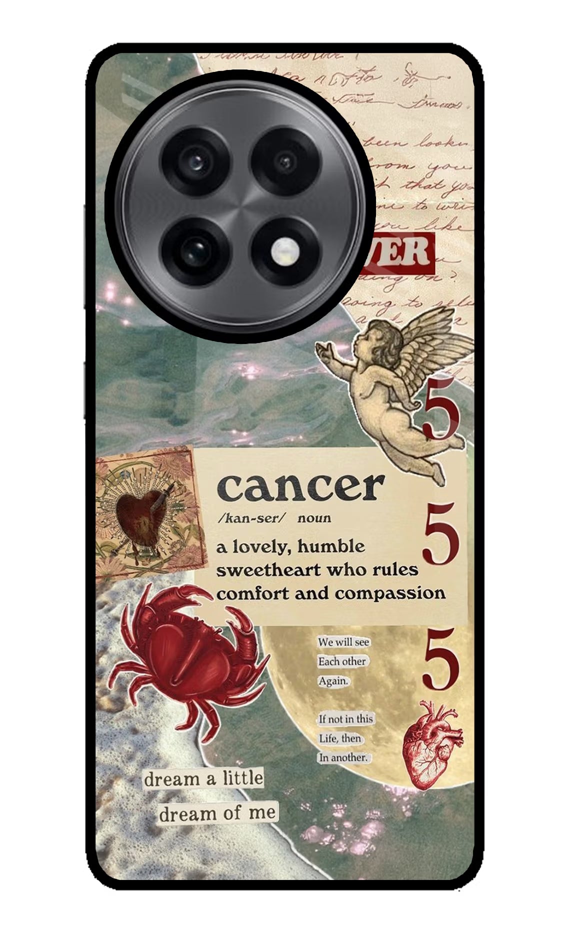 Cancer Zodiac OnePlus 13R Glass Case - Cancer Zodiac OnePlus 13R Glass Case Cancer Zodiac OnePlus 13R Glass Case