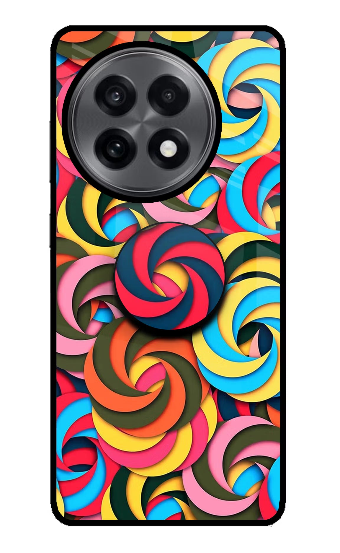 Spiral Pattern OnePlus 13R Pop Case by Casekaro