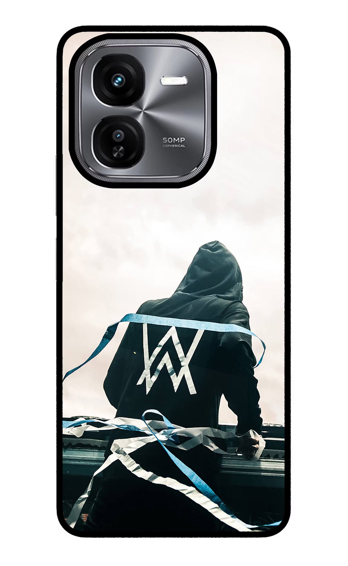 Alan Walker iQOO Z9X Glass Case Back Cover by Casekaro