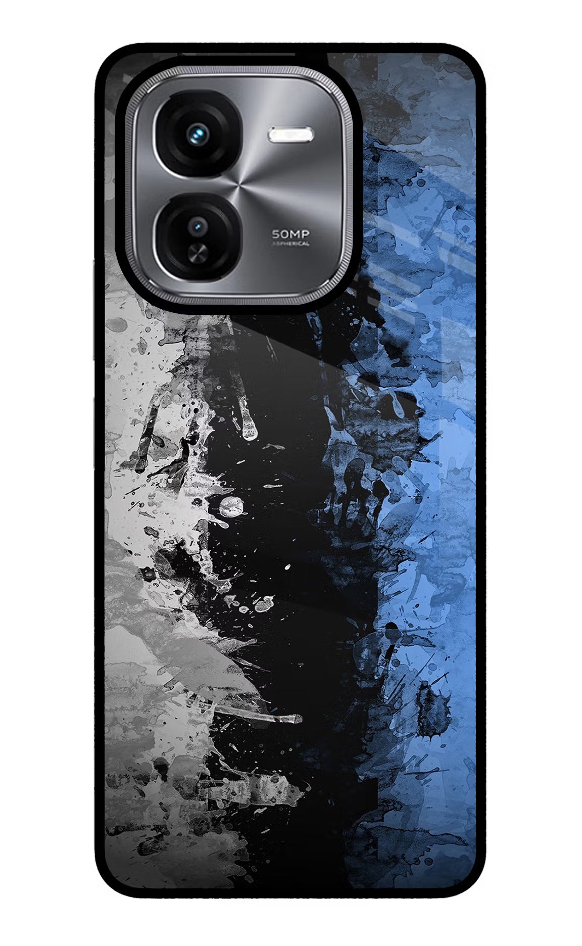 Artistic Design iQOO Z9X Glass Case Back Cover by Casekaro