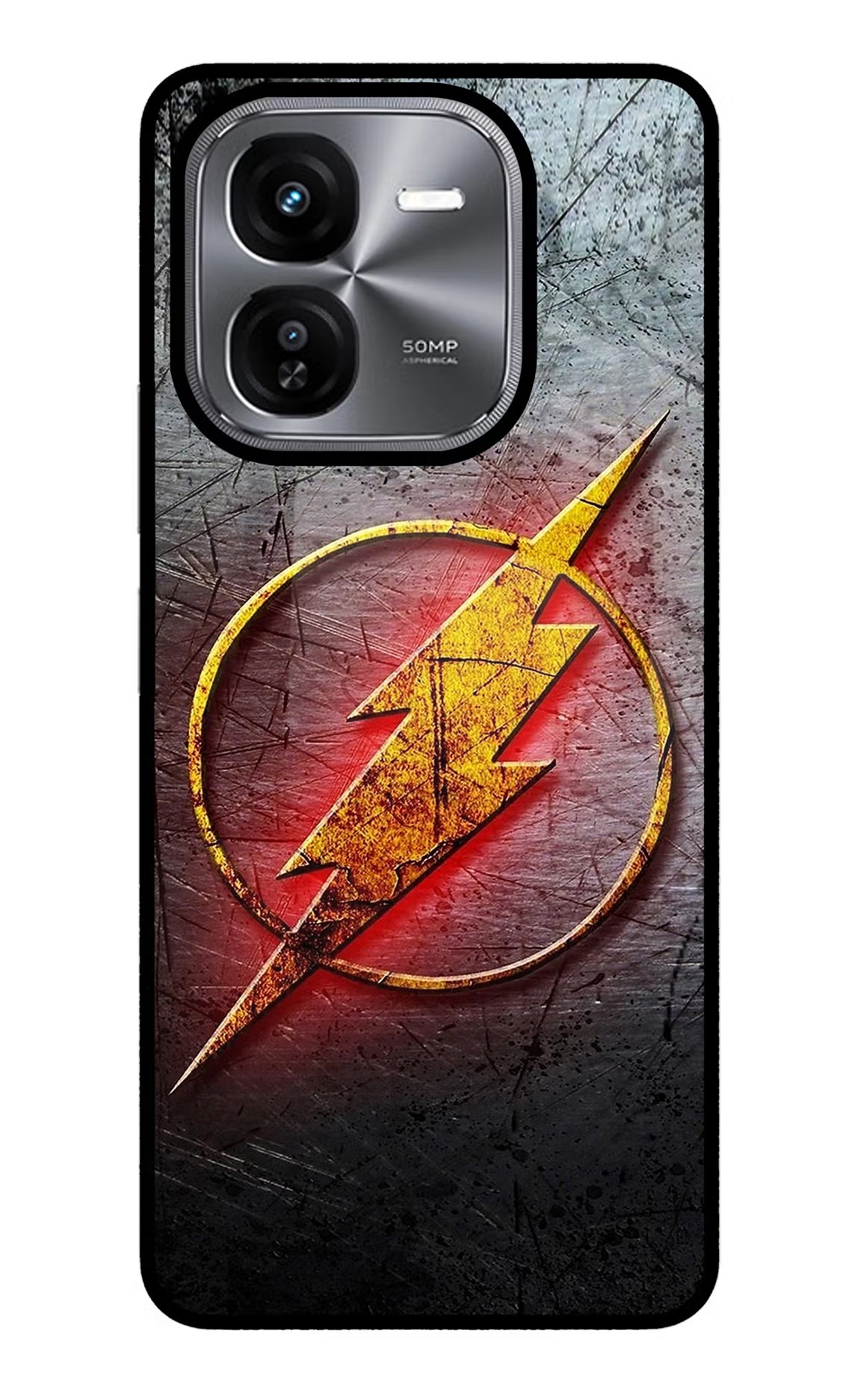 Flash iQOO Z9X Glass Case Back Cover by Casekaro