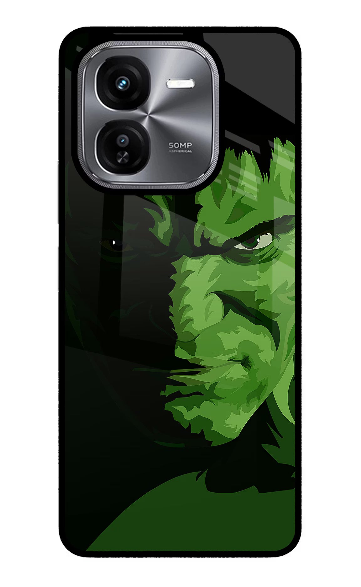 HULK iQOO Z9X Glass Case Back Cover by Casekaro