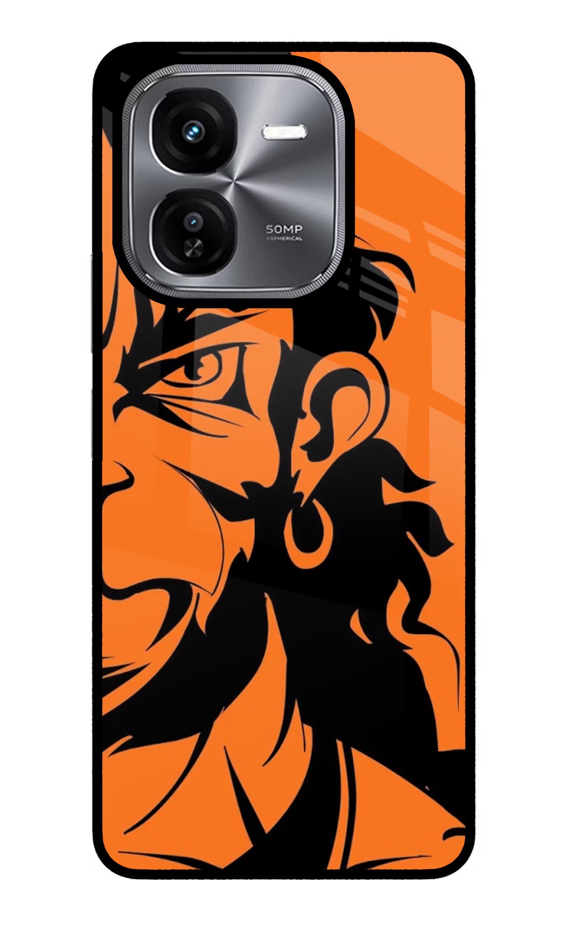 Hanuman iQOO Z9X Glass Case Back Cover by Casekaro