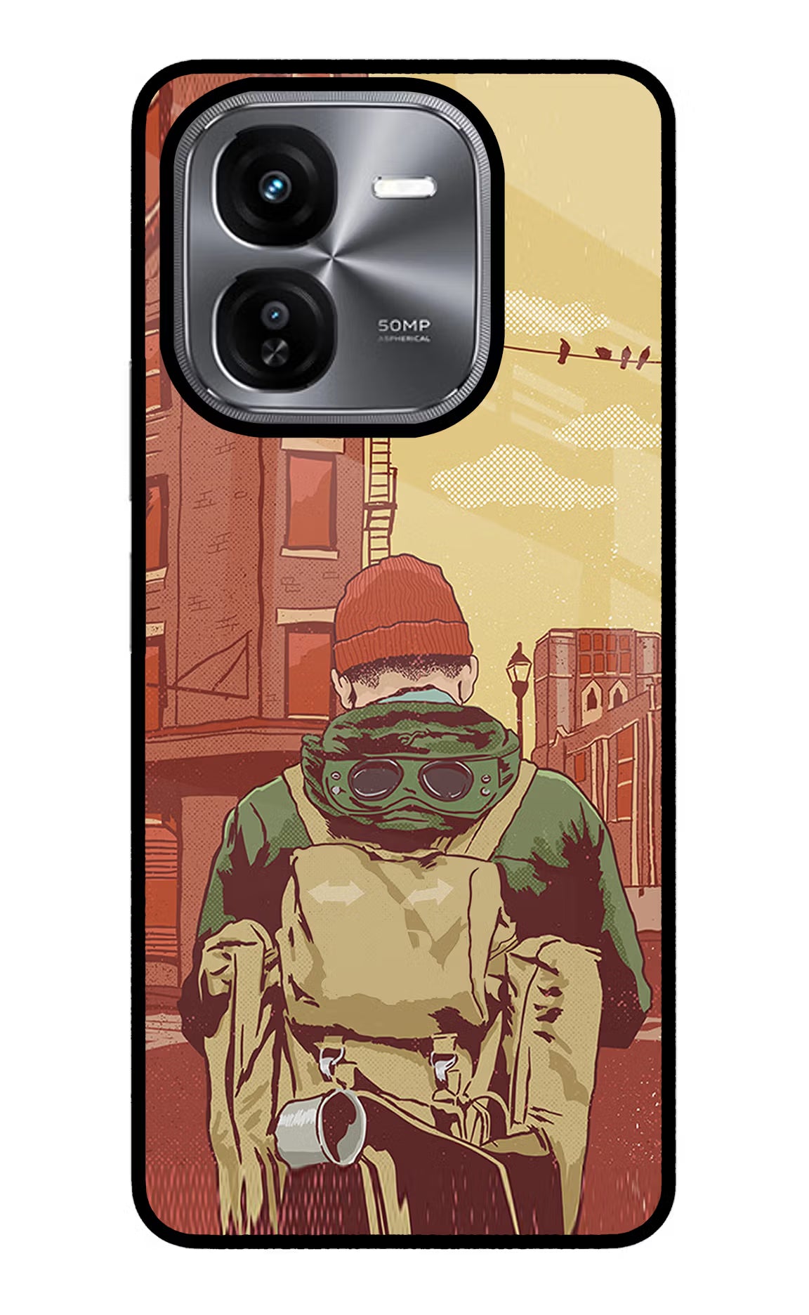 Adventurous iQOO Z9X Glass Case - Adventurous iQOO Z9X Glass Case Adventurous iQOO Z9X Glass Case