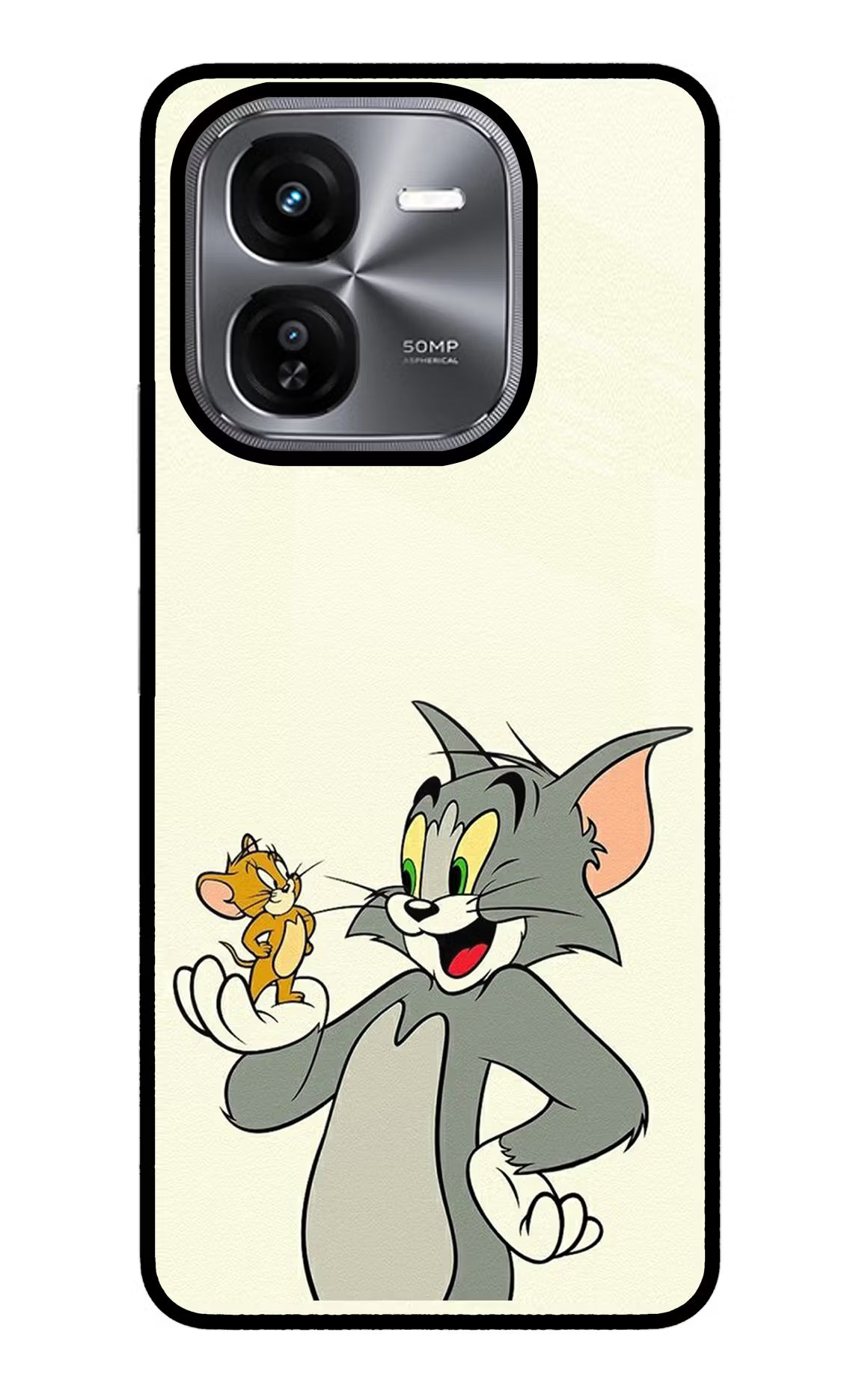 Tom & Jerry iQOO Z9X Glass Case Back Cover by Casekaro