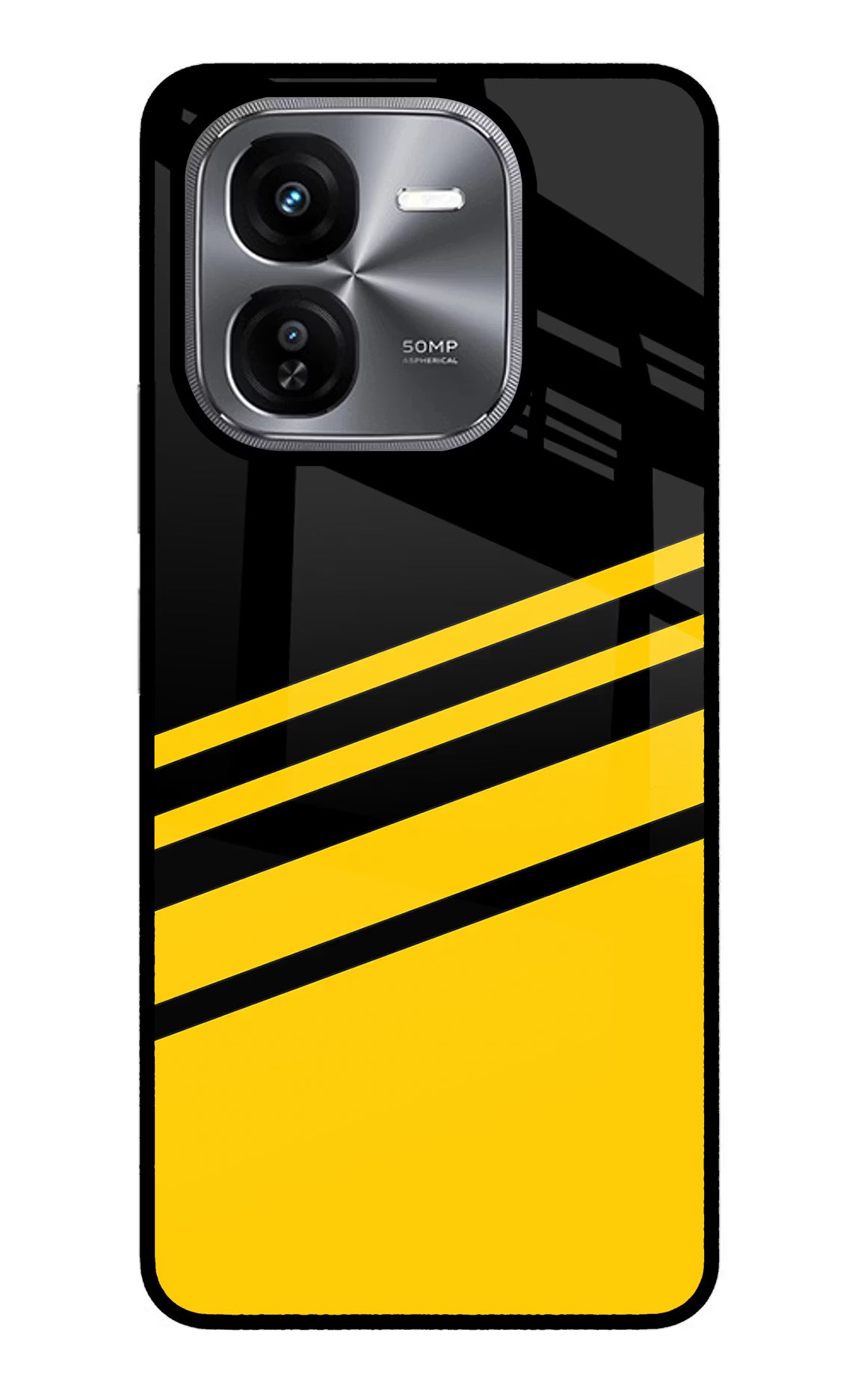 Yellow Shades iQOO Z9X Glass Case - Yellow Shades iQOO Z9X Glass Case Yellow Shades iQOO Z9X Glass Case