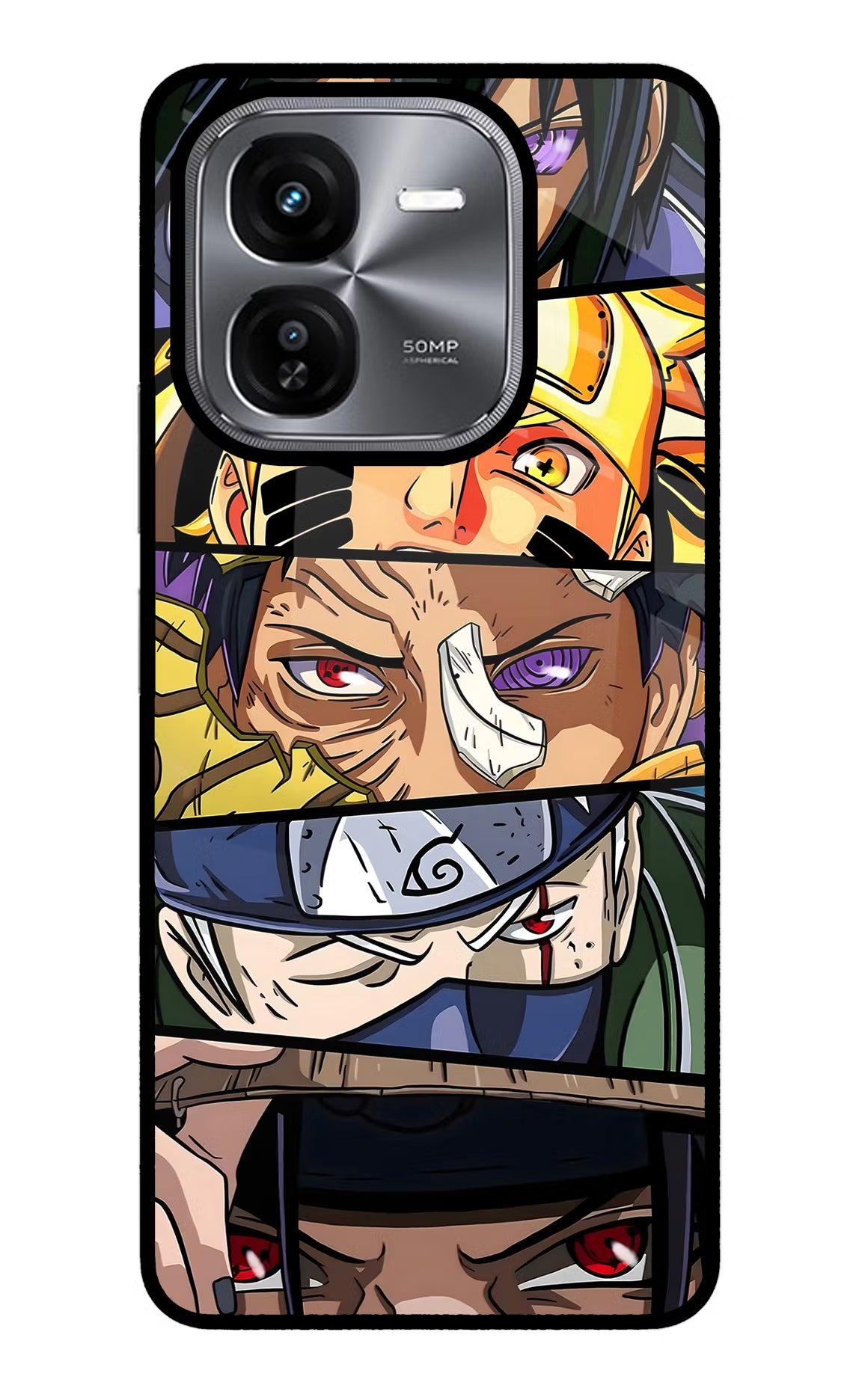 Naruto Character iQOO Z9X Glass Case - Naruto Character iQOO Z9X Glass Case Naruto Character iQOO Z9X Glass Case