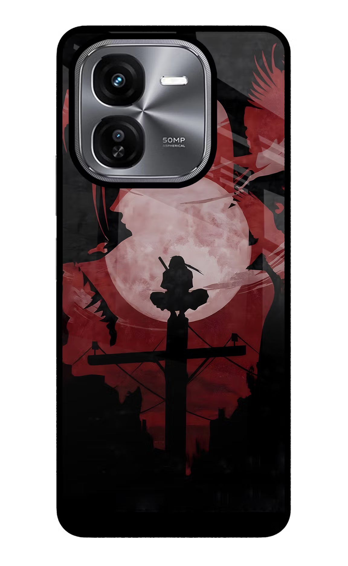 Naruto Anime iQOO Z9X Glass Case Back Cover by Casekaro