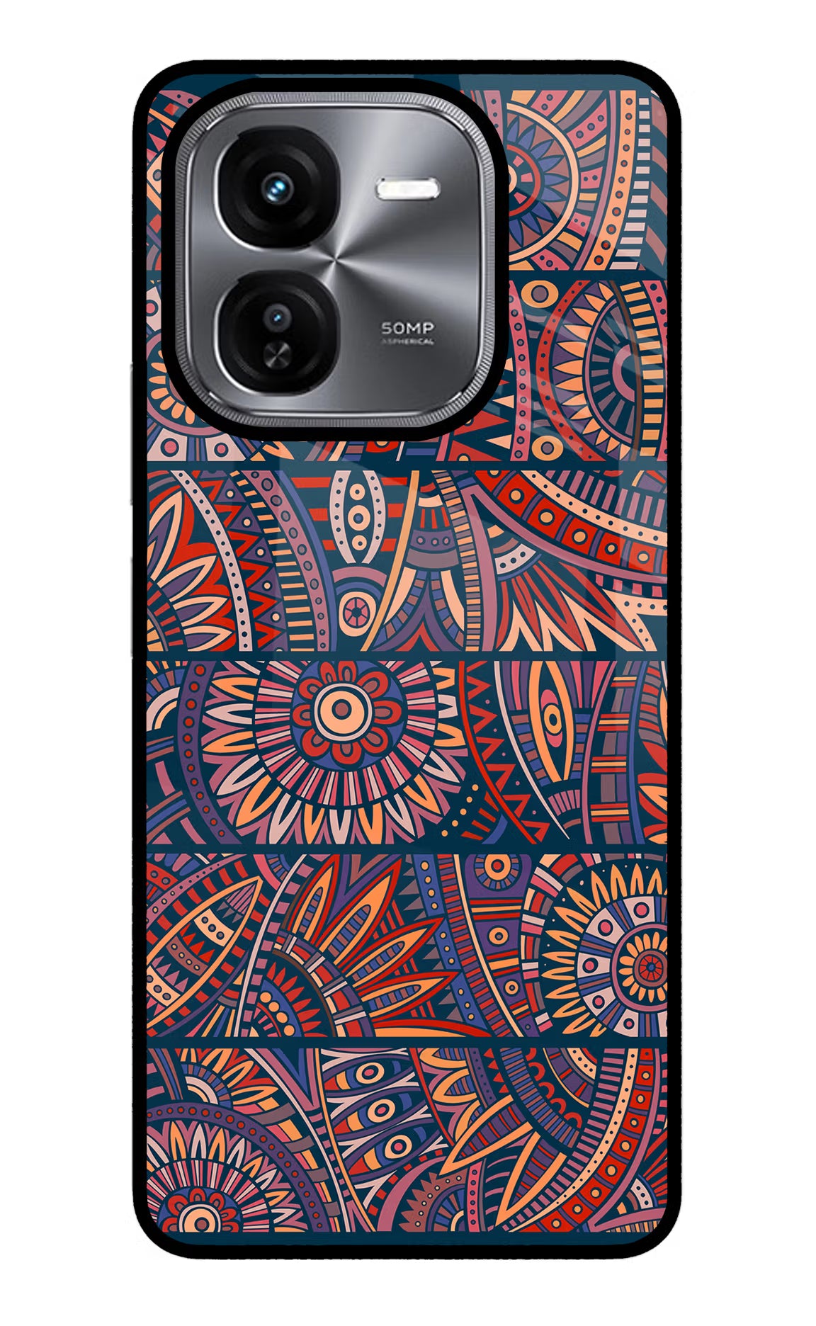 African Culture Design iQOO Z9X Glass Case - African Culture Design iQOO Z9X Glass Case African Culture Design iQOO Z9X Glass Case