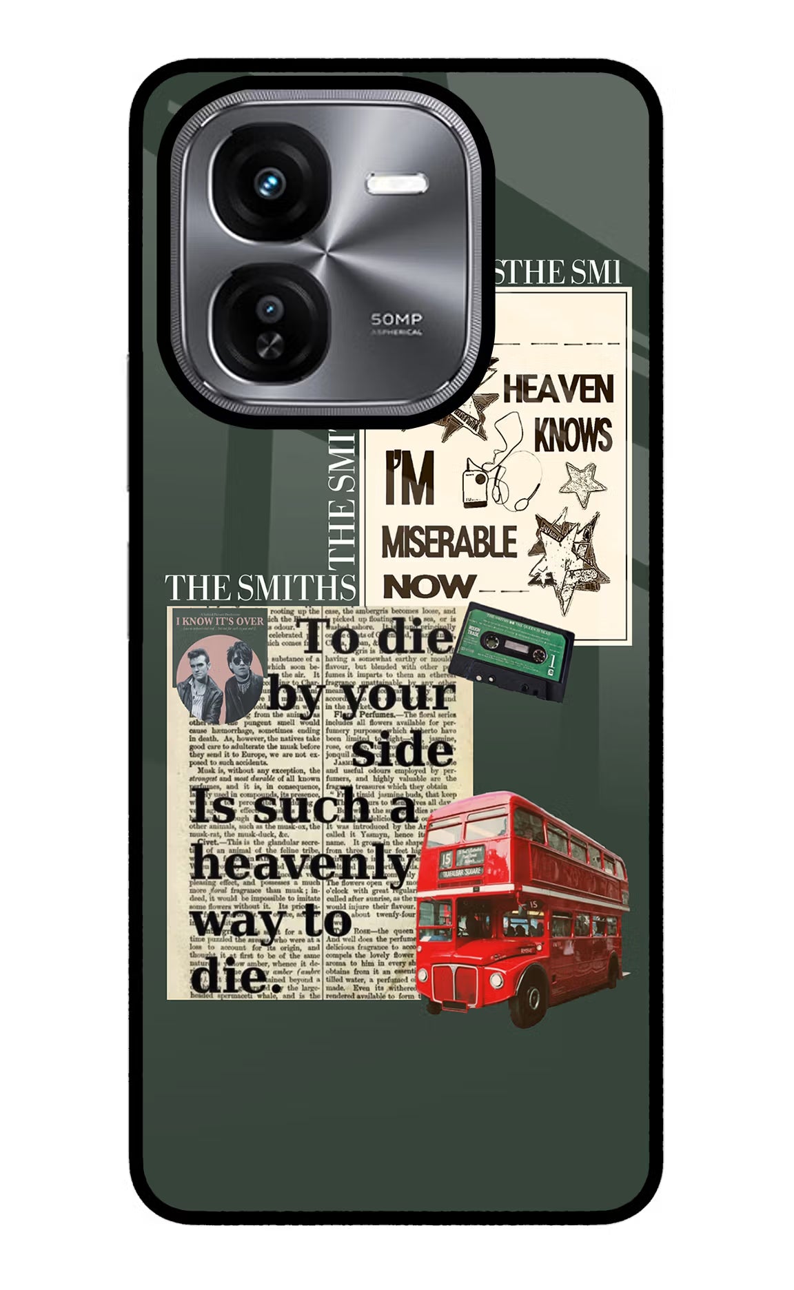 The Smiths iQOO Z9X Glass Case - The Smiths iQOO Z9X Glass Case The Smiths iQOO Z9X Glass Case