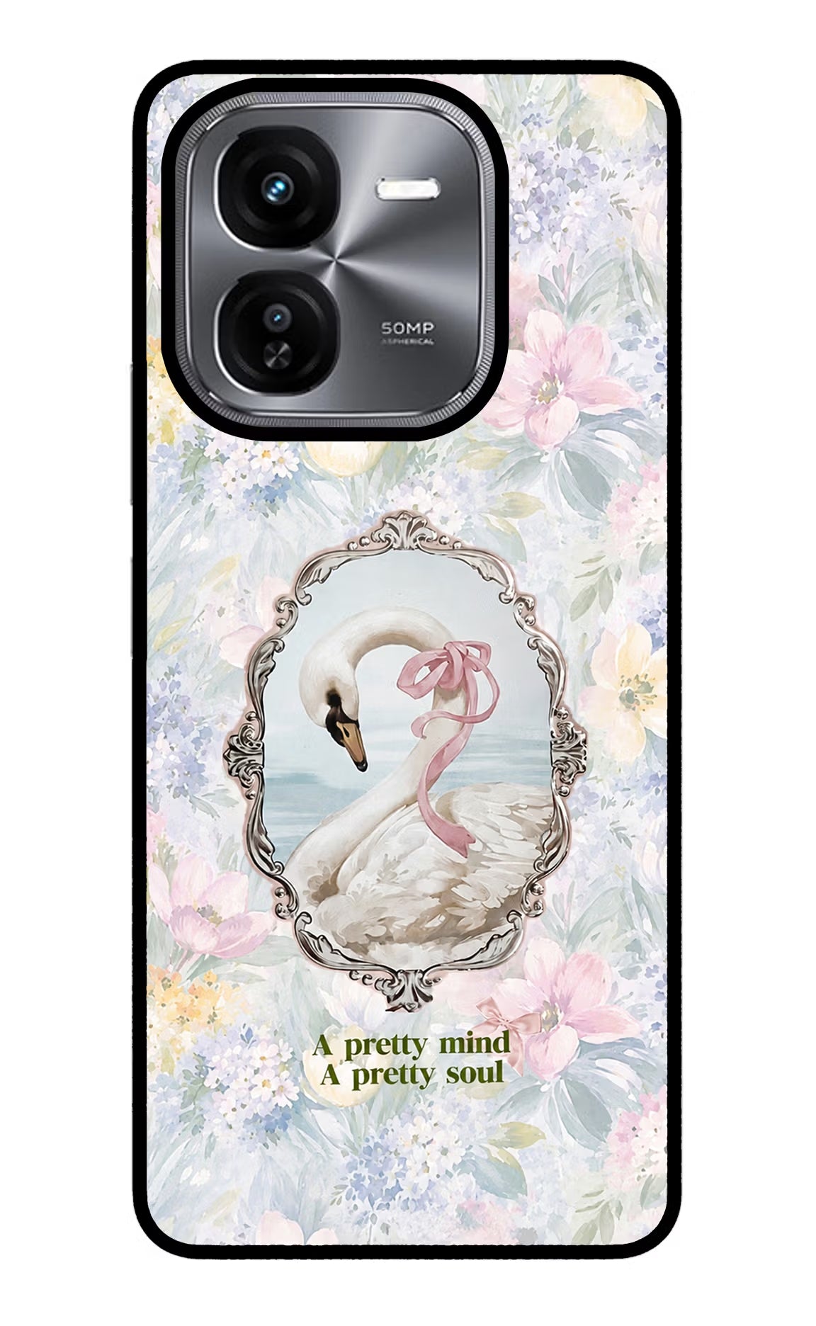 Pretty Mind Pretty Soul iQOO Z9X Glass Case - Pretty Mind Pretty Soul iQOO Z9X Glass Case Pretty Mind Pretty Soul iQOO Z9X Glass Case