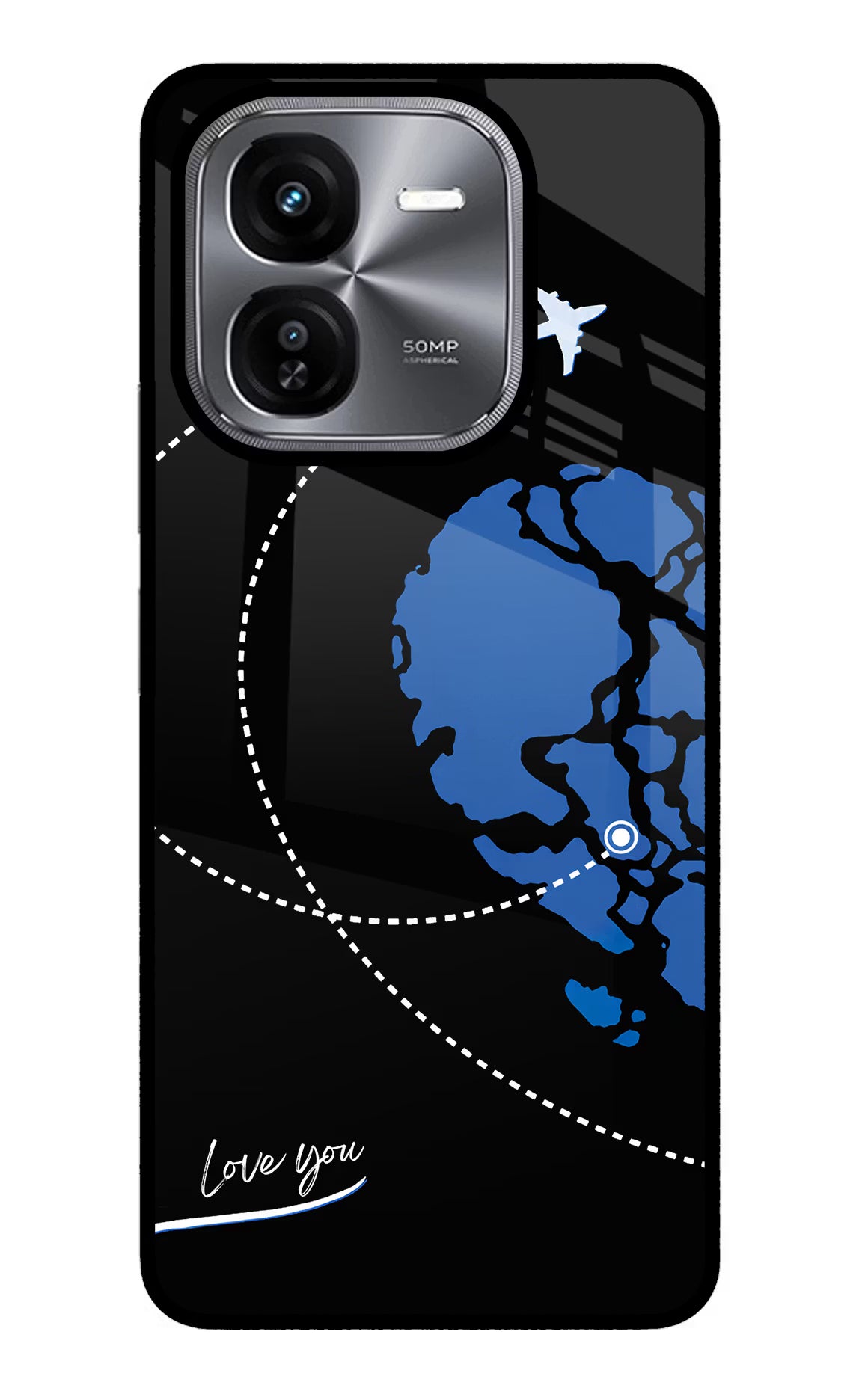 Love Orbit iQOO Z9X Glass Case - Love Orbit iQOO Z9X Glass Case Love Orbit iQOO Z9X Glass Case