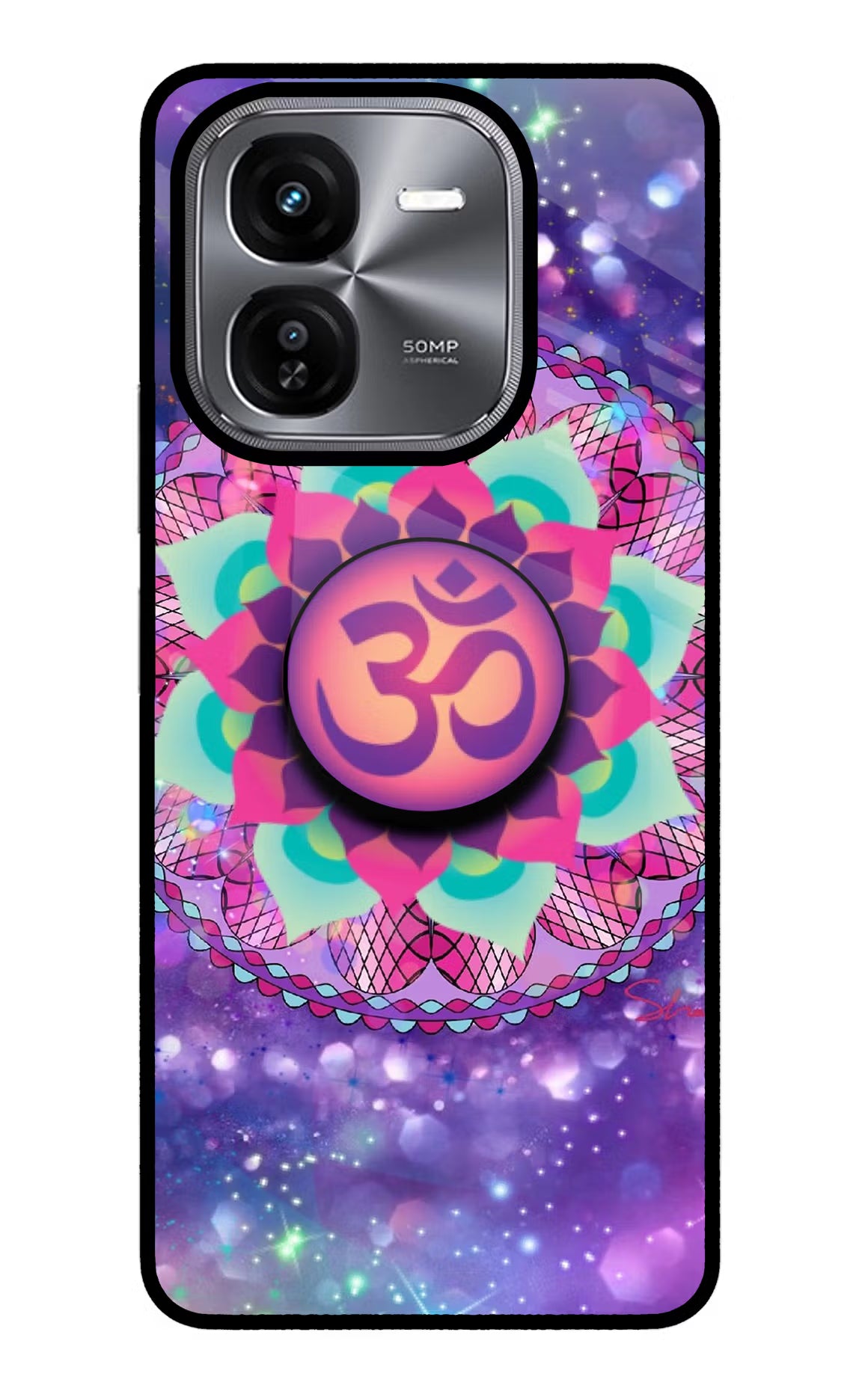 Om Purple iQOO Z9X Pop Case by Casekaro