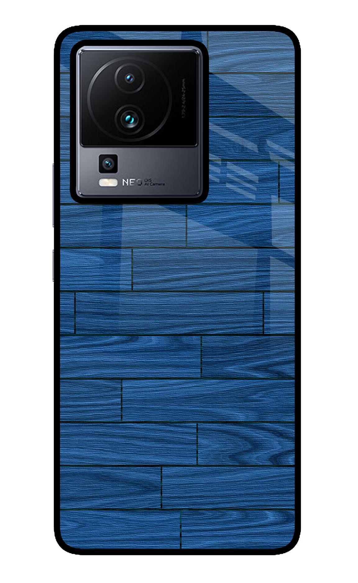 Wooden Texture iQOO Neo 7 Glass Case - Wooden Texture iQOO Neo 7 Glass Case Wooden Texture iQOO Neo 7 Glass Case