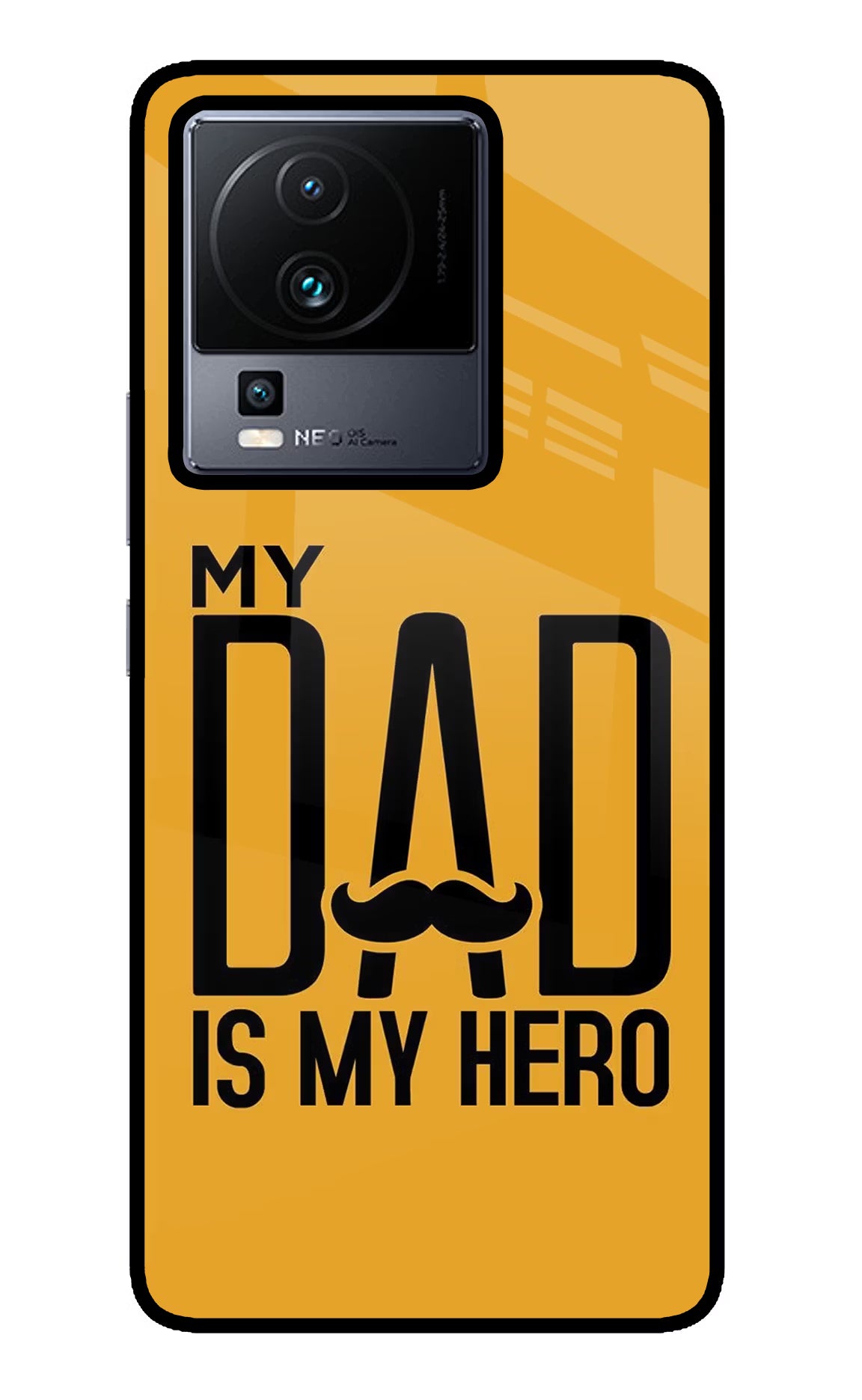 My Dad Is My Hero iQOO Neo 7 Glass Case - My Dad Is My Hero iQOO Neo 7 Glass Case My Dad Is My Hero iQOO Neo 7 Glass Case