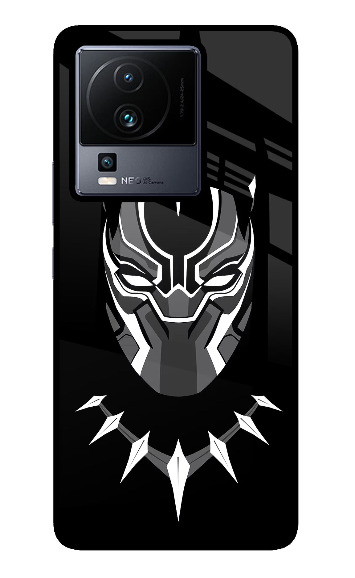 Black Panther iQOO Neo 7 Glass Case - Black Panther iQOO Neo 7 Glass Case Black Panther iQOO Neo 7 Glass Case