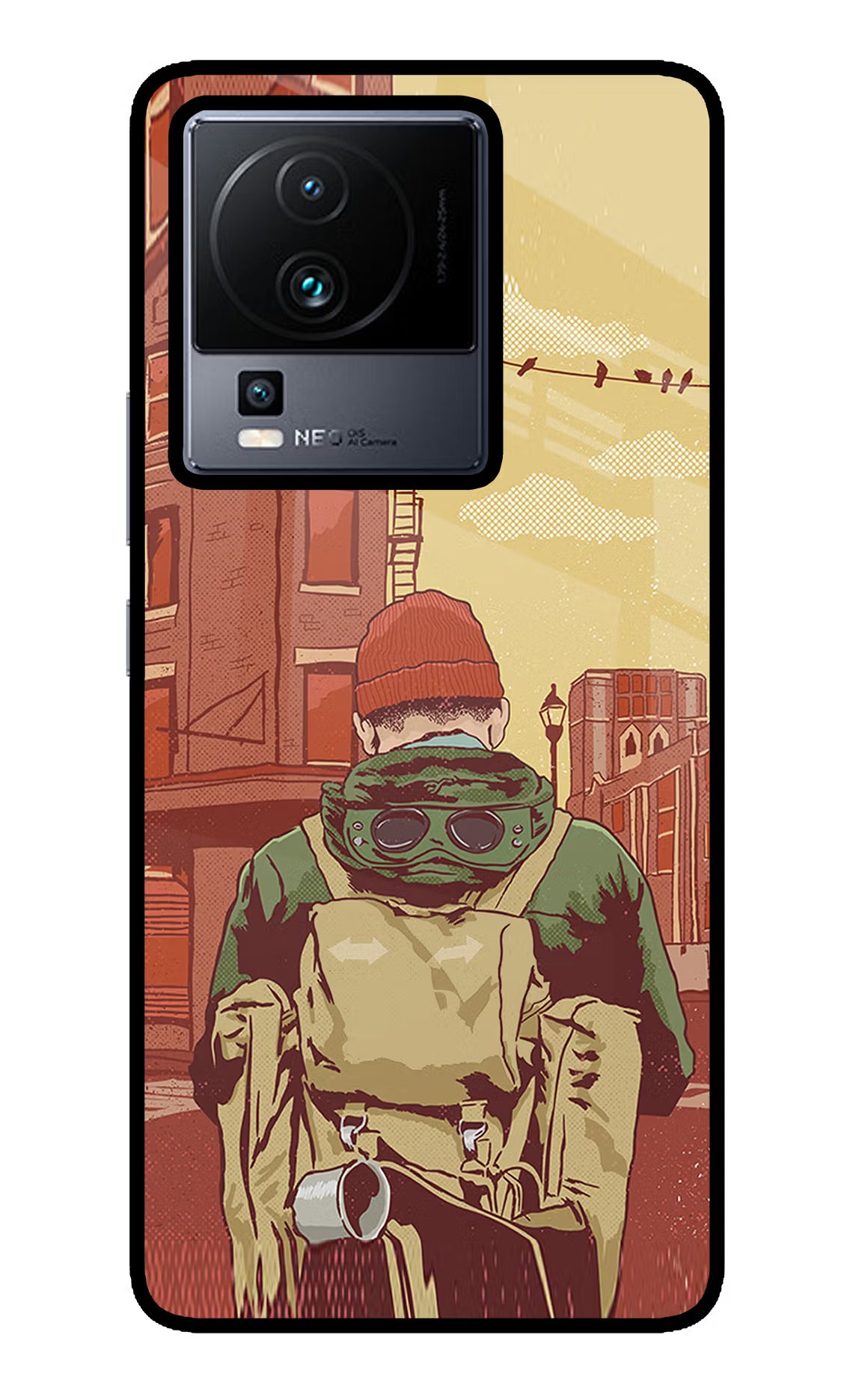 Adventurous iQOO Neo 7 Glass Case - Adventurous iQOO Neo 7 Glass Case Adventurous iQOO Neo 7 Glass Case