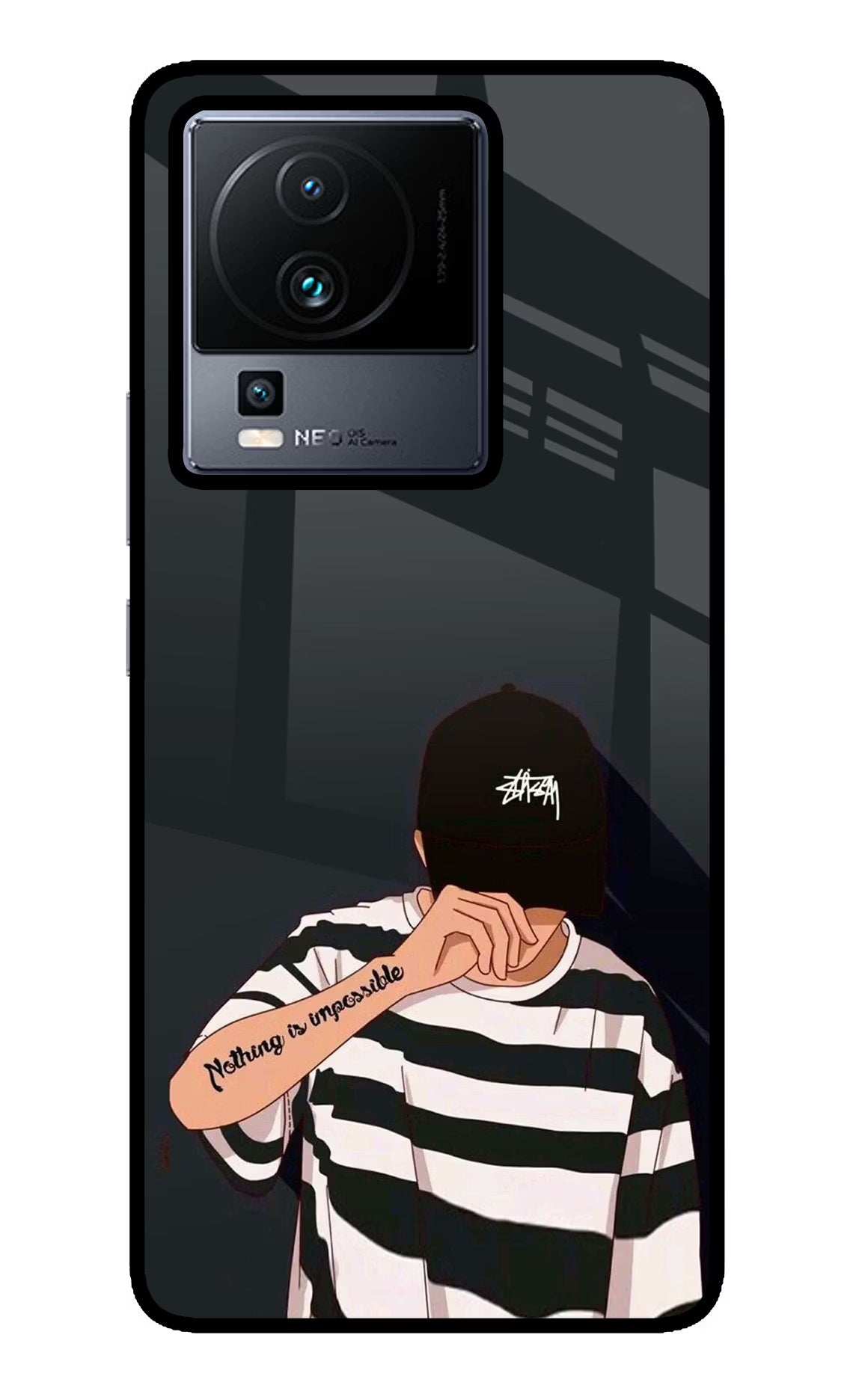 Aesthetic Boy iQOO Neo 7 Glass Case - Aesthetic Boy iQOO Neo 7 Glass Case Aesthetic Boy iQOO Neo 7 Glass Case