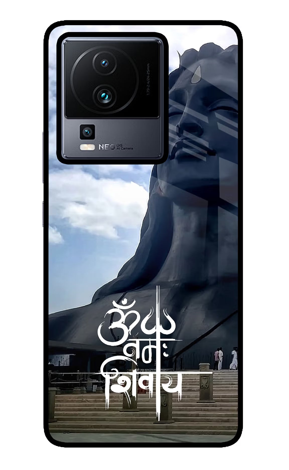 Om Namah Shivay iQOO Neo 7 Glass Case - Om Namah Shivay iQOO Neo 7 Glass Case Om Namah Shivay iQOO Neo 7 Glass Case