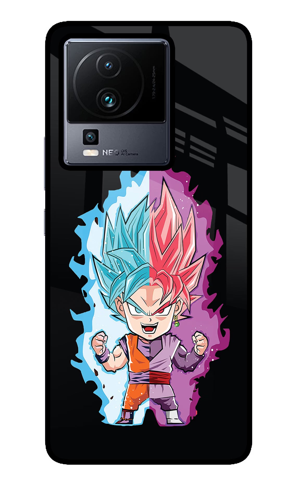 Chota Goku iQOO Neo 7 Glass Case - Chota Goku iQOO Neo 7 Glass Case Chota Goku iQOO Neo 7 Glass Case