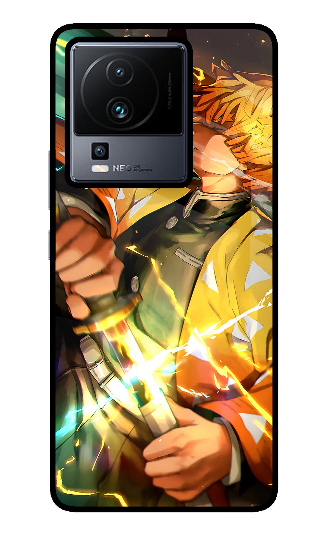 Demon Slayer iQOO Neo 7 Glass Case - Demon Slayer iQOO Neo 7 Glass Case Demon Slayer iQOO Neo 7 Glass Case