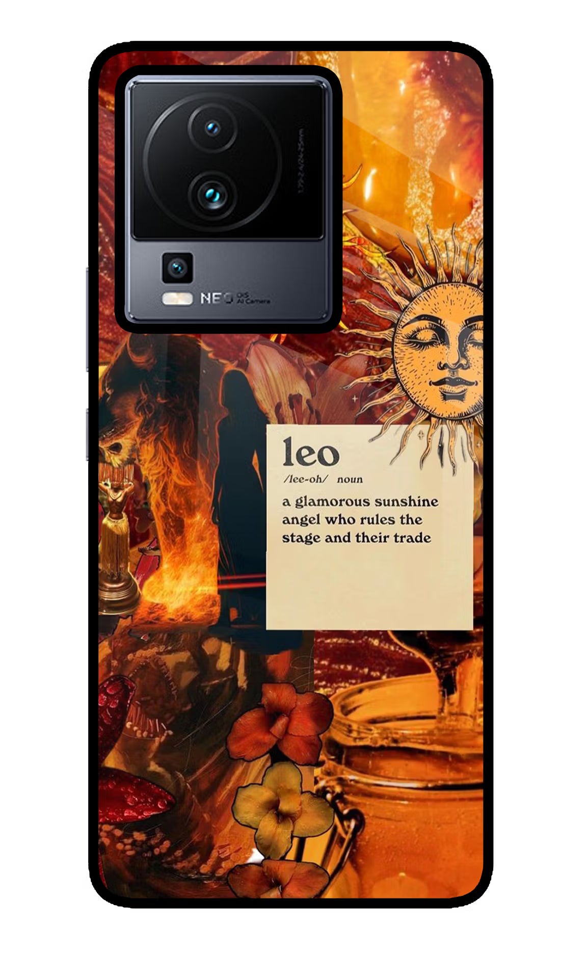 Leo Zodiac iQOO Neo 7 Glass Case - Leo Zodiac iQOO Neo 7 Glass Case Leo Zodiac iQOO Neo 7 Glass Case