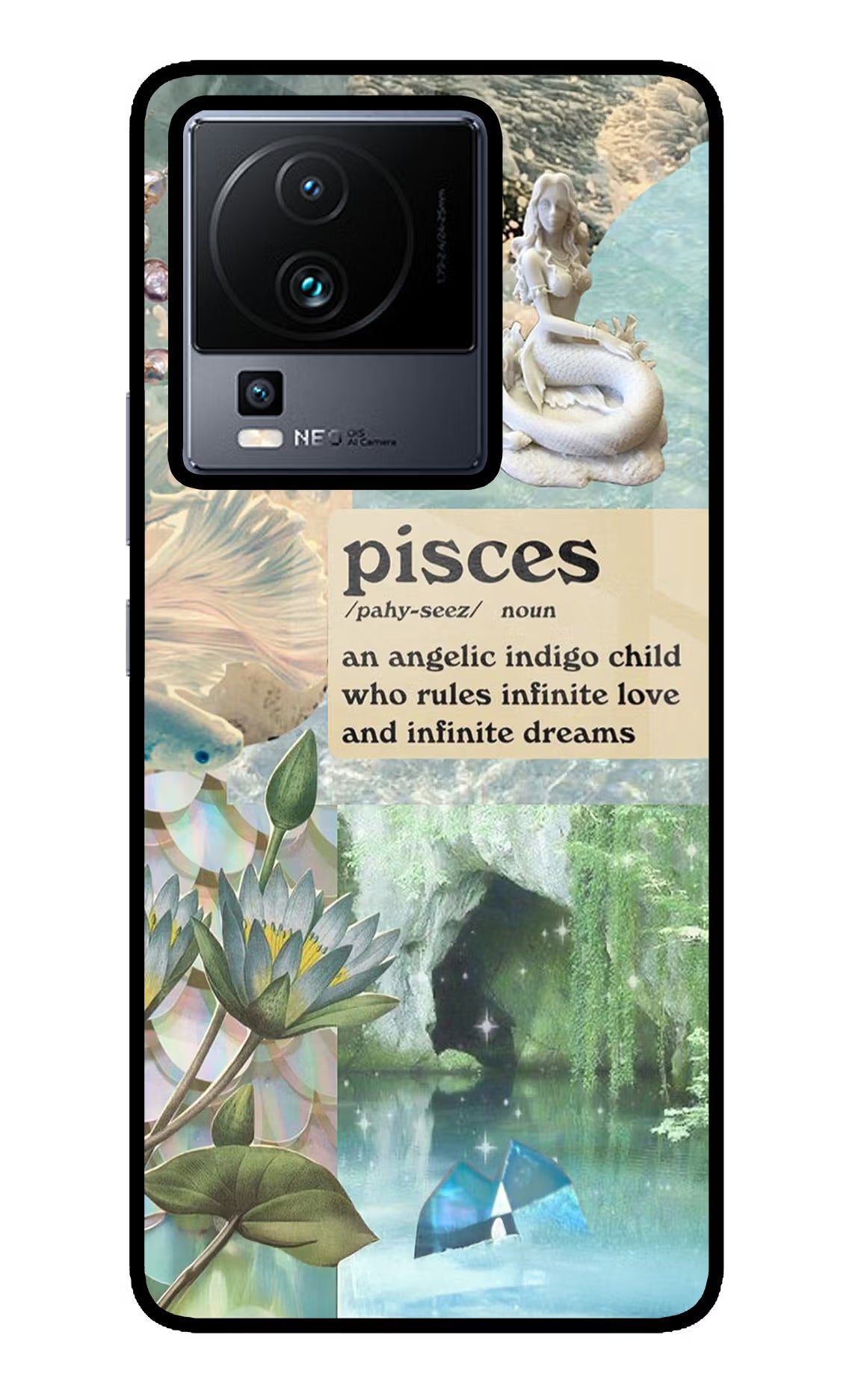 Pisces Zodiac iQOO Neo 7 Back Cover - Pisces Zodiac iQOO Neo 7 Glass Case Back Cover by Casekaro Pisces Zodiac iQOO Neo 7 Glass Case Back Cover by Casekaro
